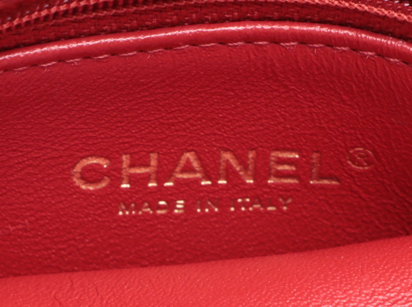 Chanel Coco Flap Bag in Chevron Stitched Calfskin Leather