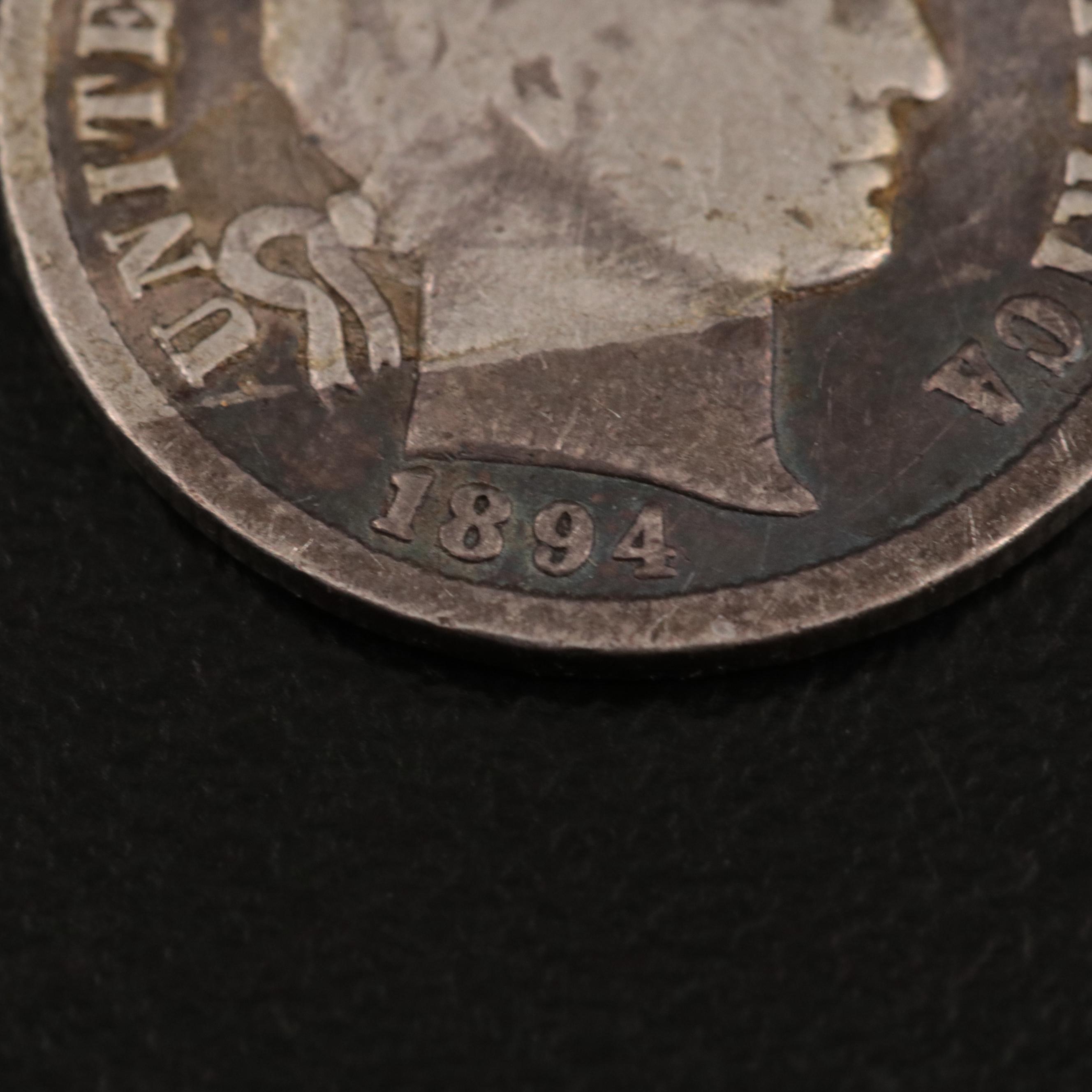 Seven Barber Silver Type Coins