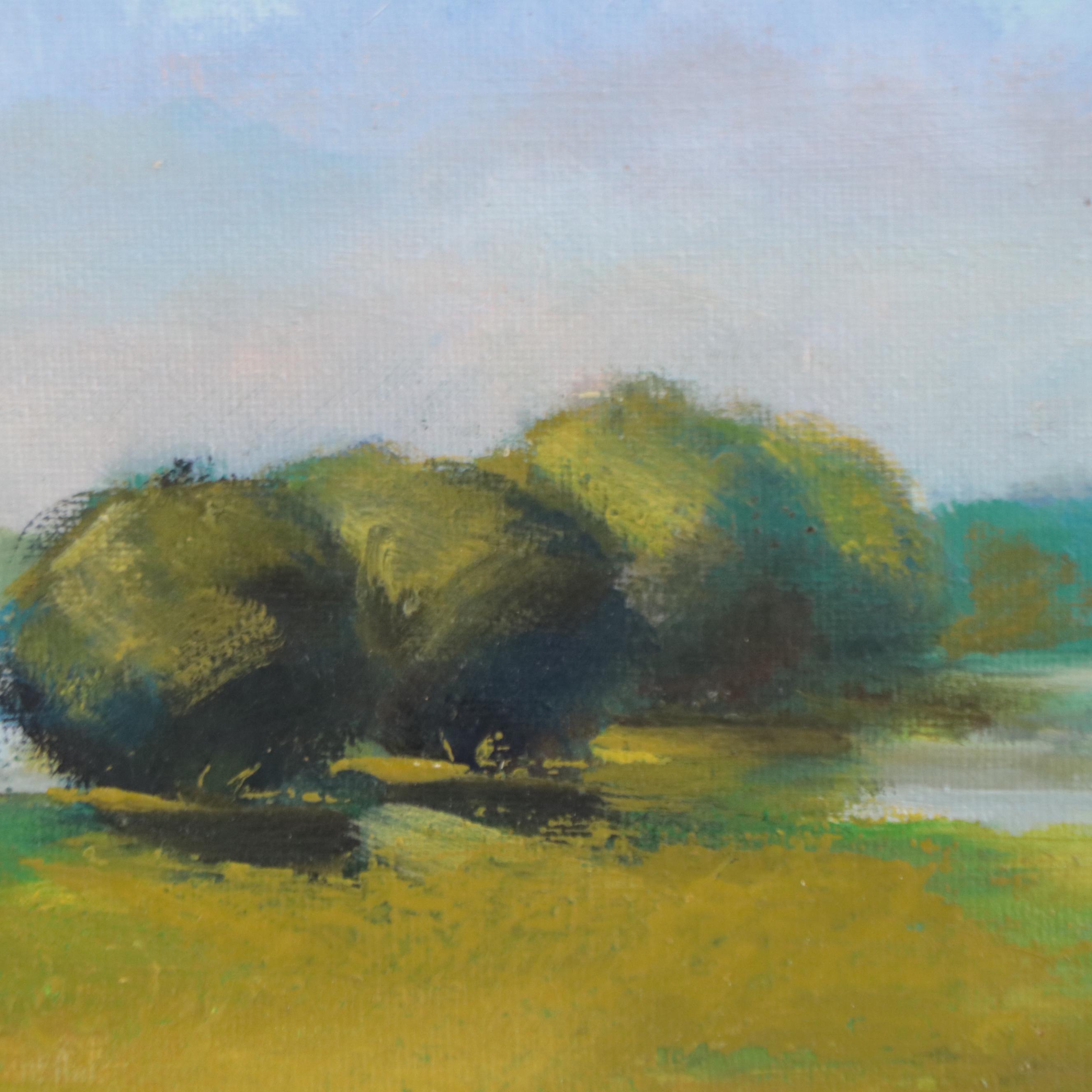 Vova DeBak Pastoral Landscape Oil Painting 21st Century