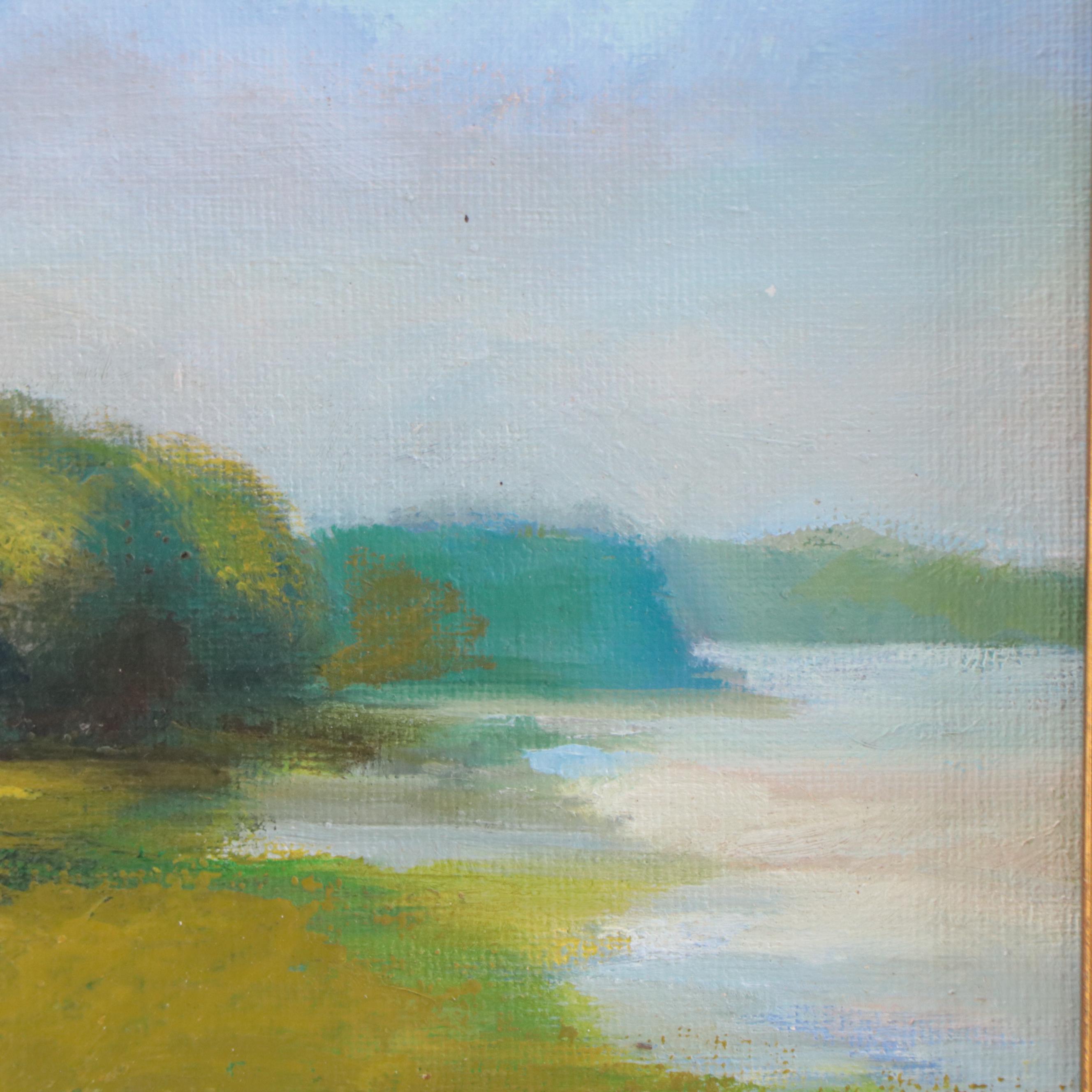 Vova DeBak Pastoral Landscape Oil Painting 21st Century