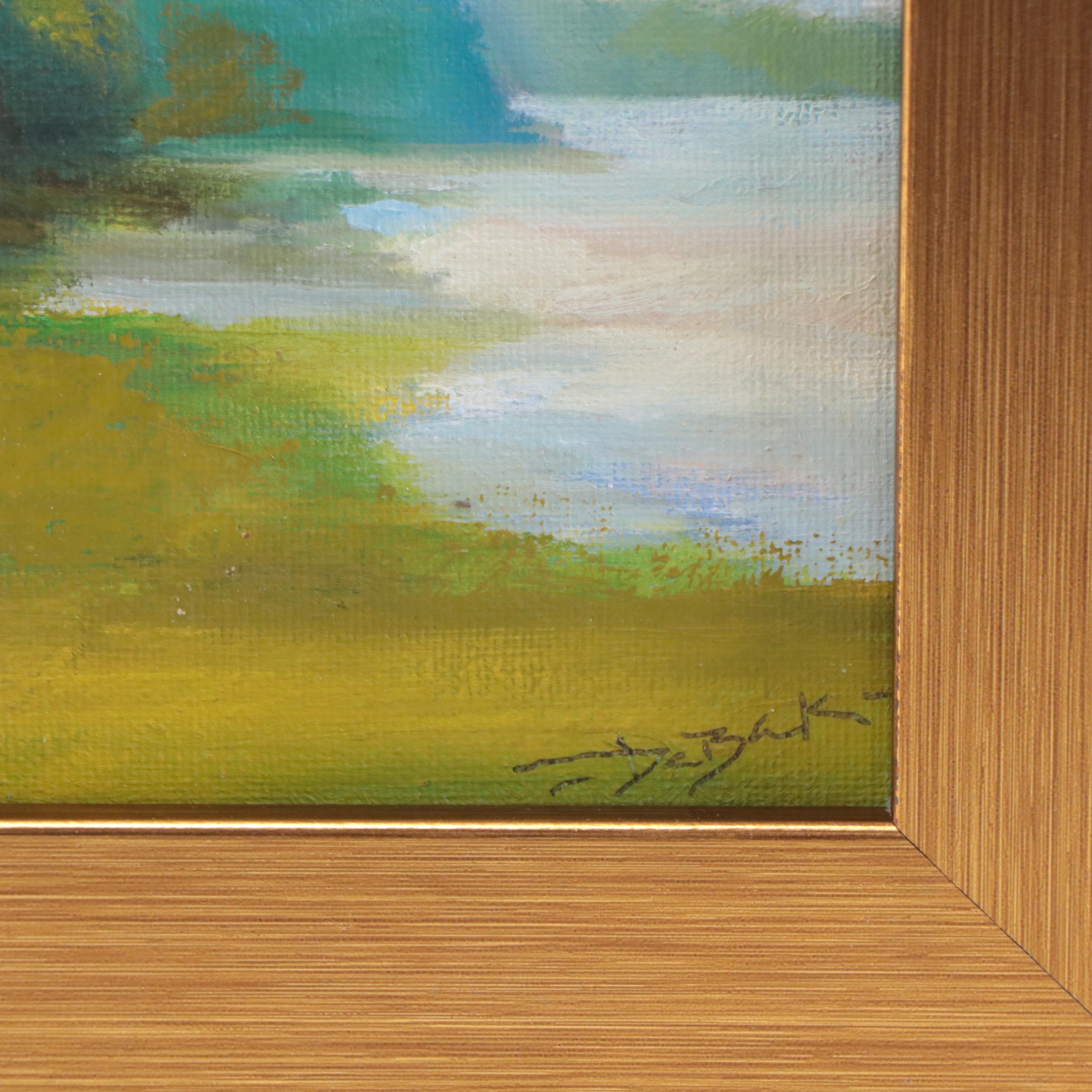 Vova DeBak Pastoral Landscape Oil Painting 21st Century