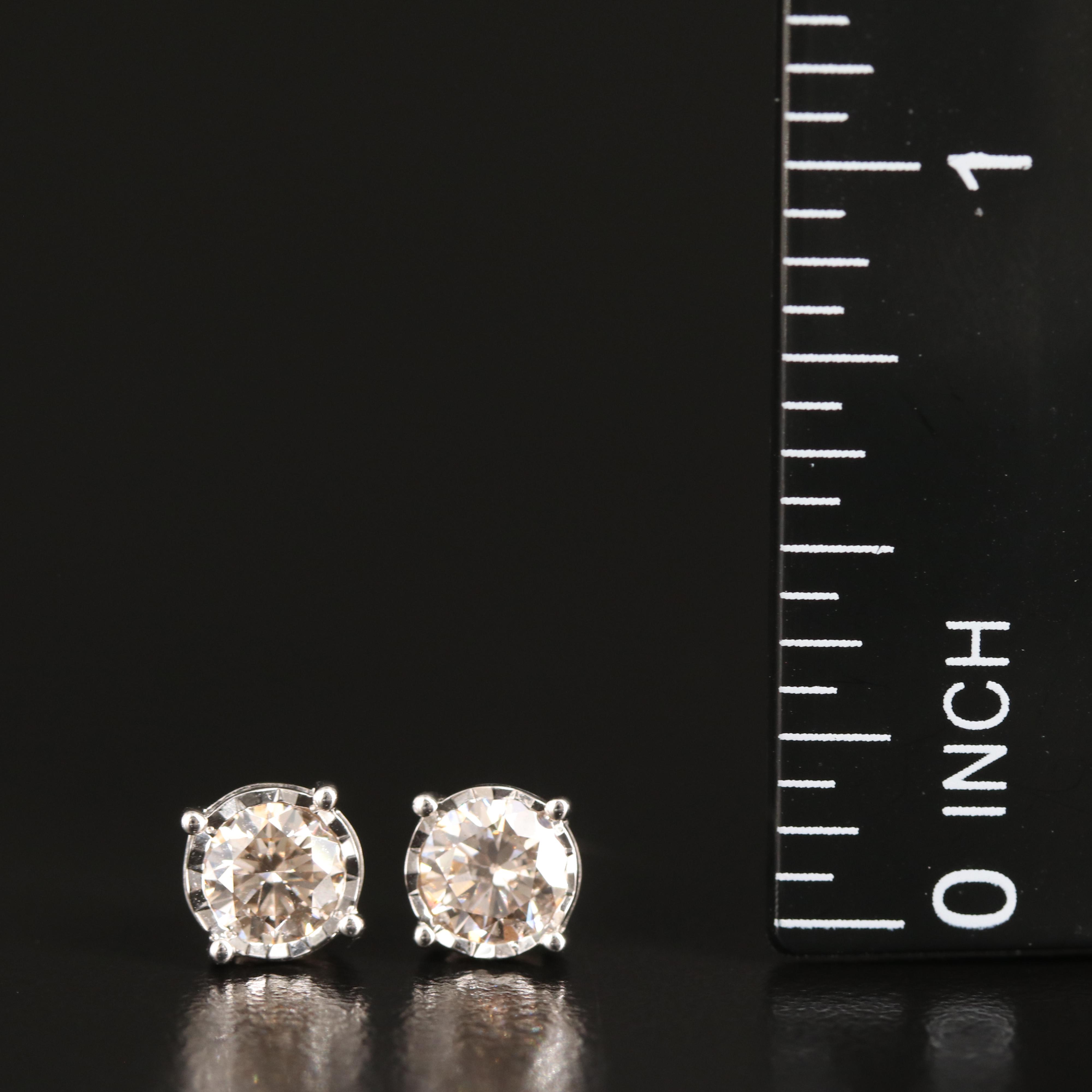 14K 0.78 CTW Lab Grown Diamond Stud Earrings