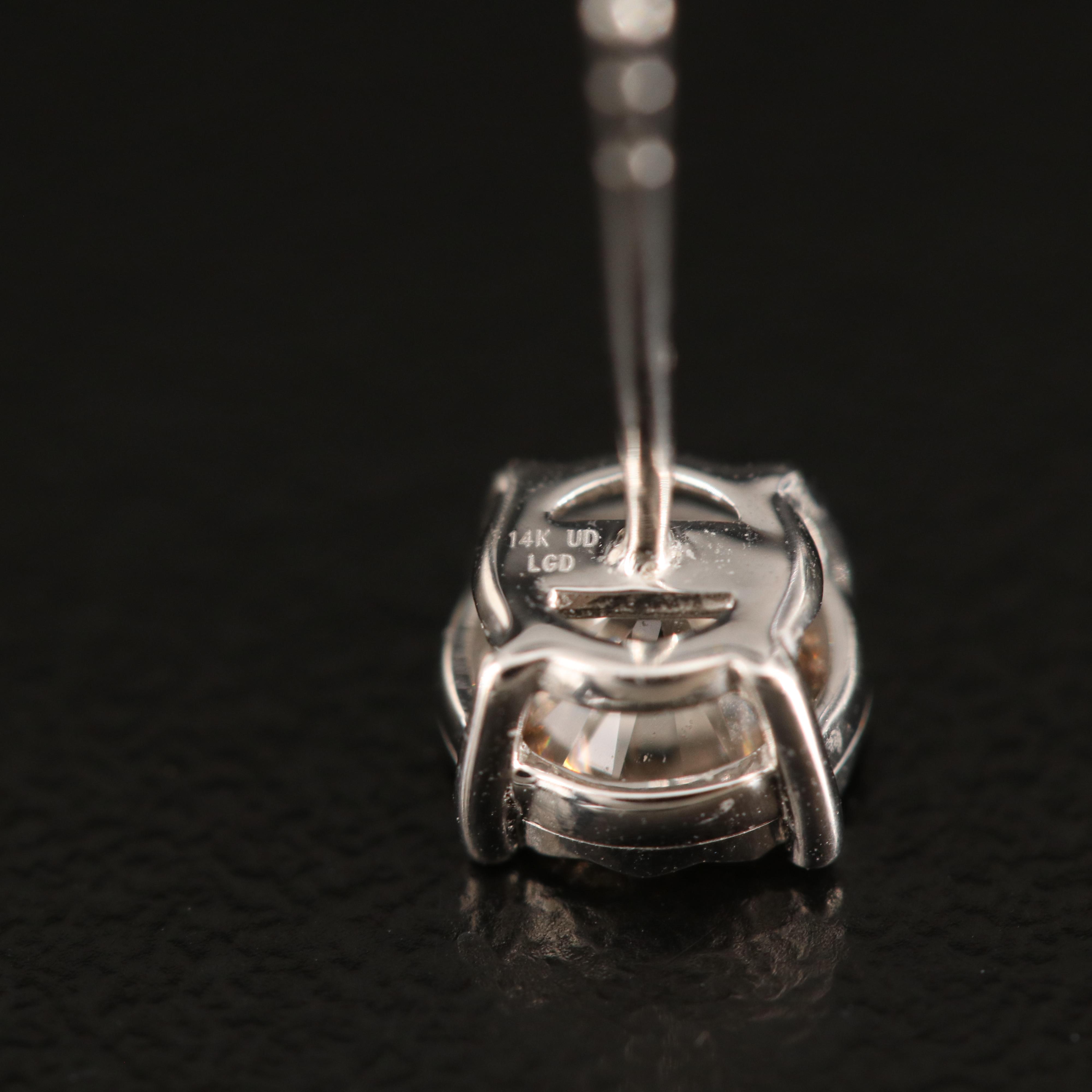 14K 0.78 CTW Lab Grown Diamond Stud Earrings