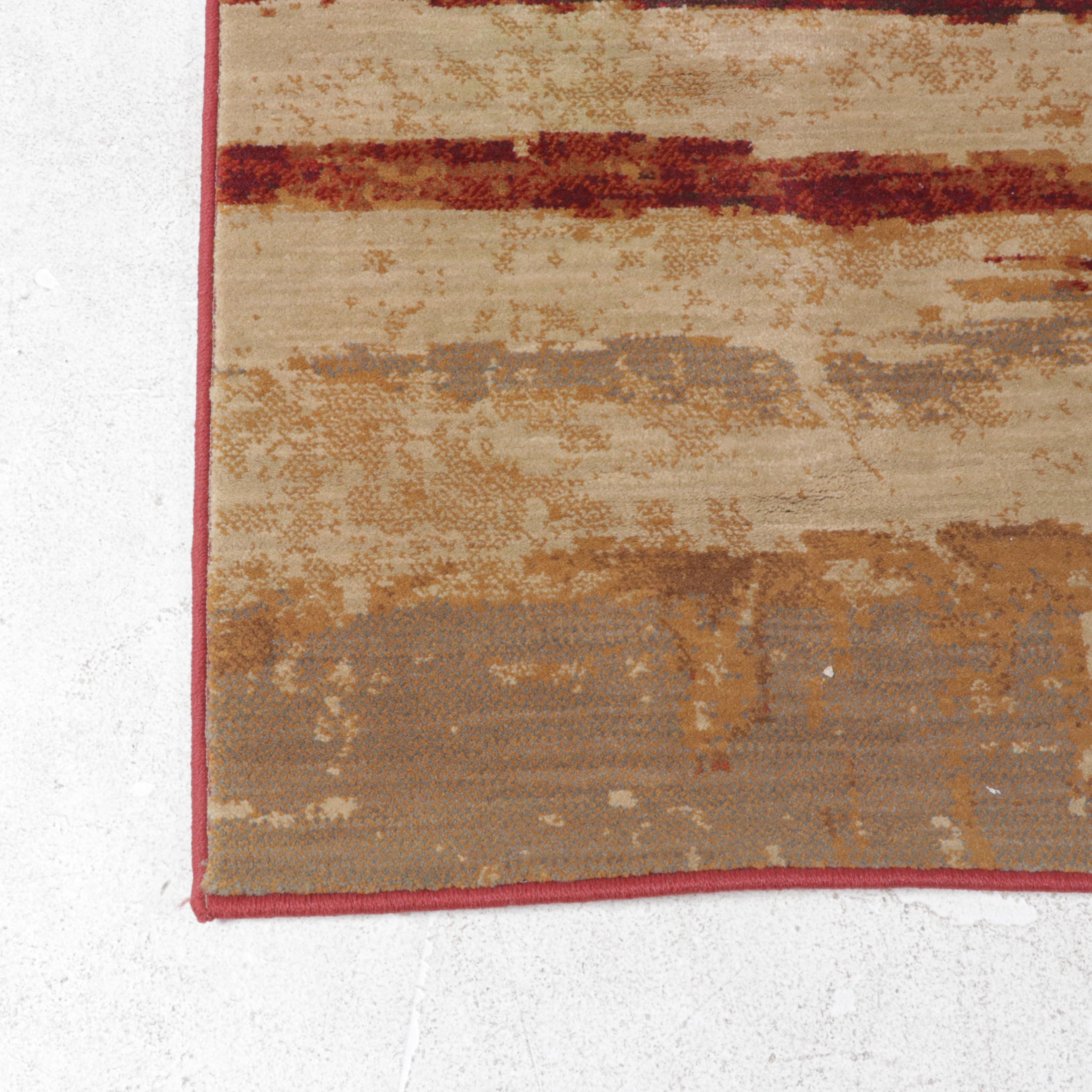 9'6 x 13' Machine Made Karastan Artois Mericourt Crimson  Room Sized Rug