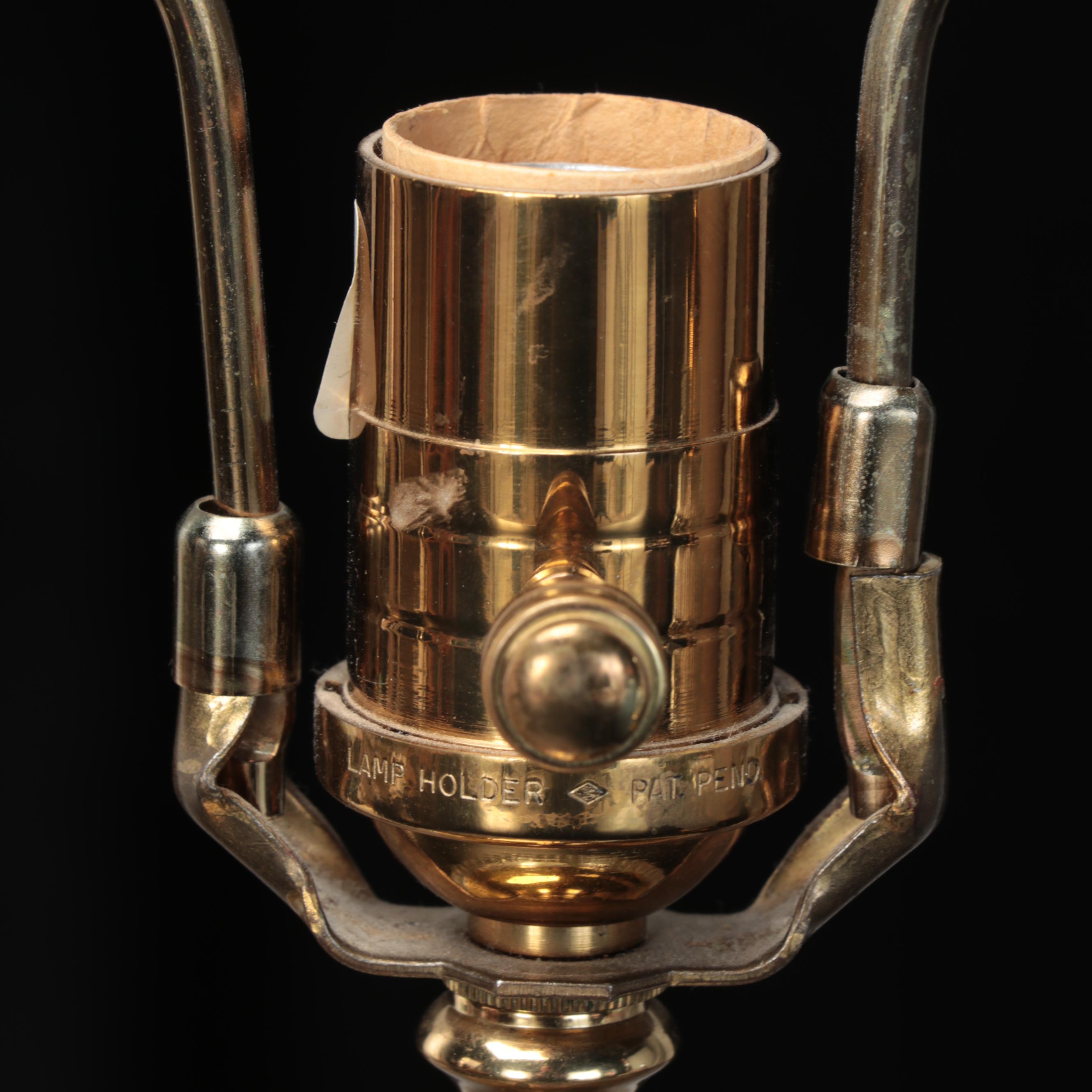 Waterford Crystal and Brass Table Lamps, 21st Century