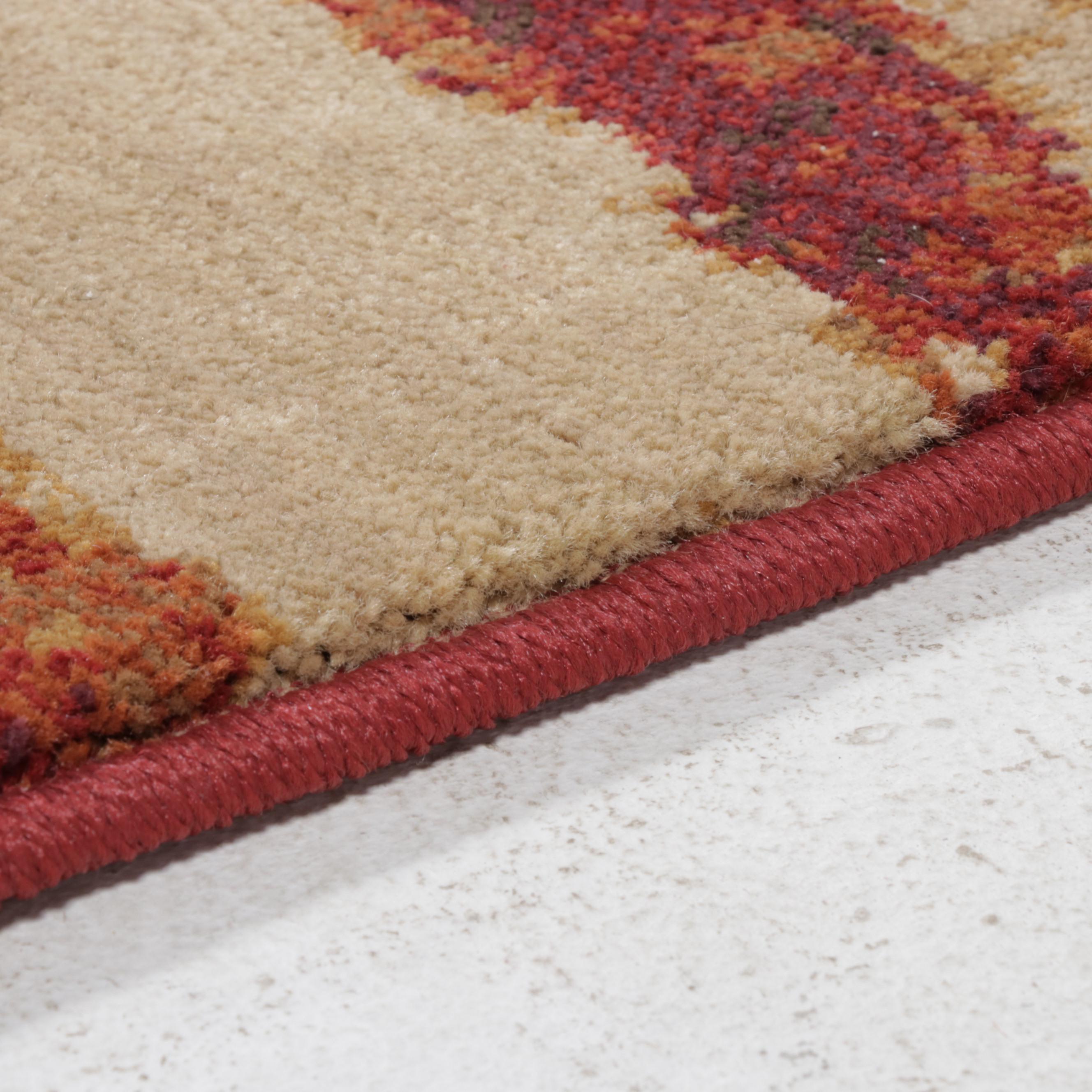 9'6 x 13' Machine Made Karastan Artois Mericourt Crimson  Room Sized Rug