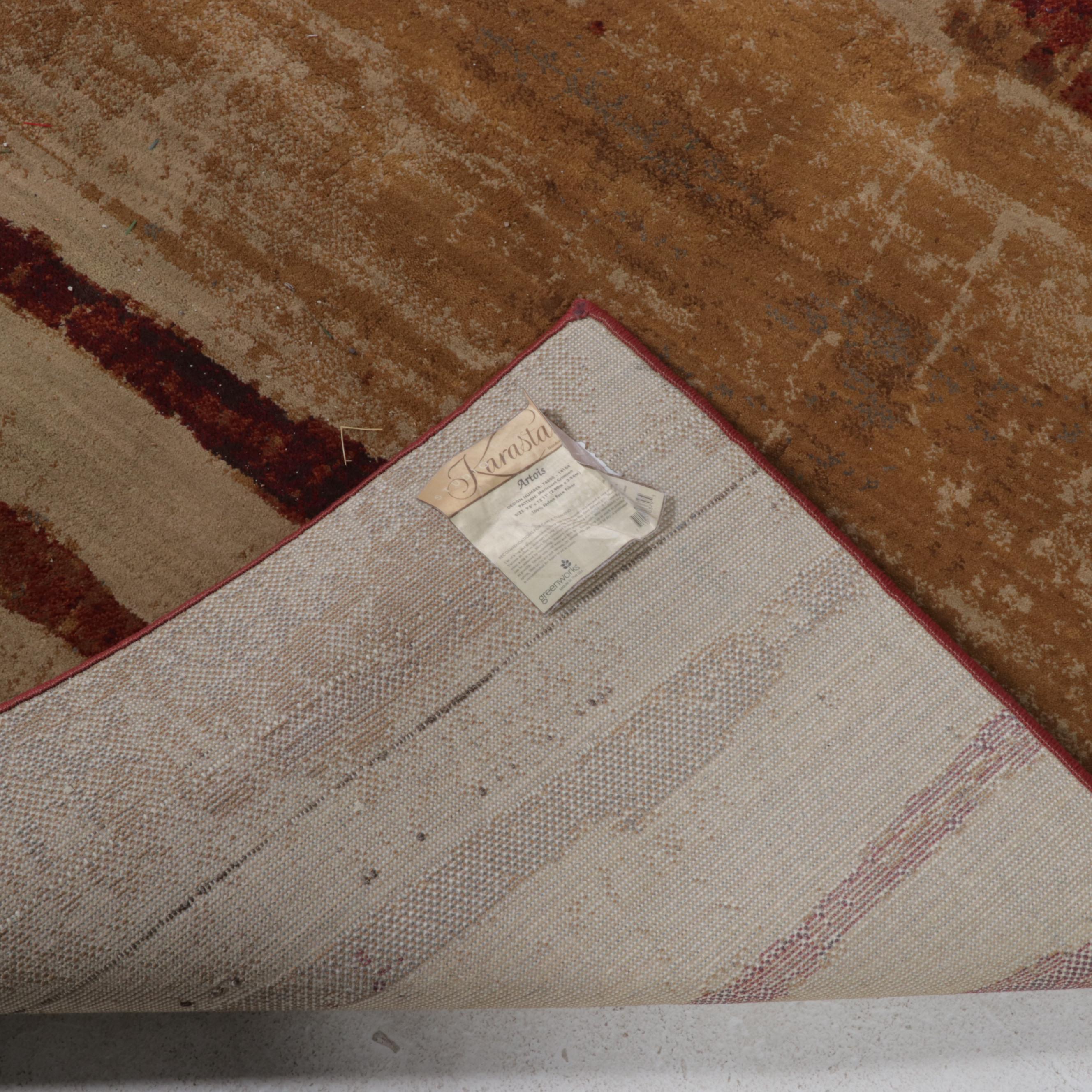 9'6 x 13' Machine Made Karastan Artois Mericourt Crimson  Room Sized Rug