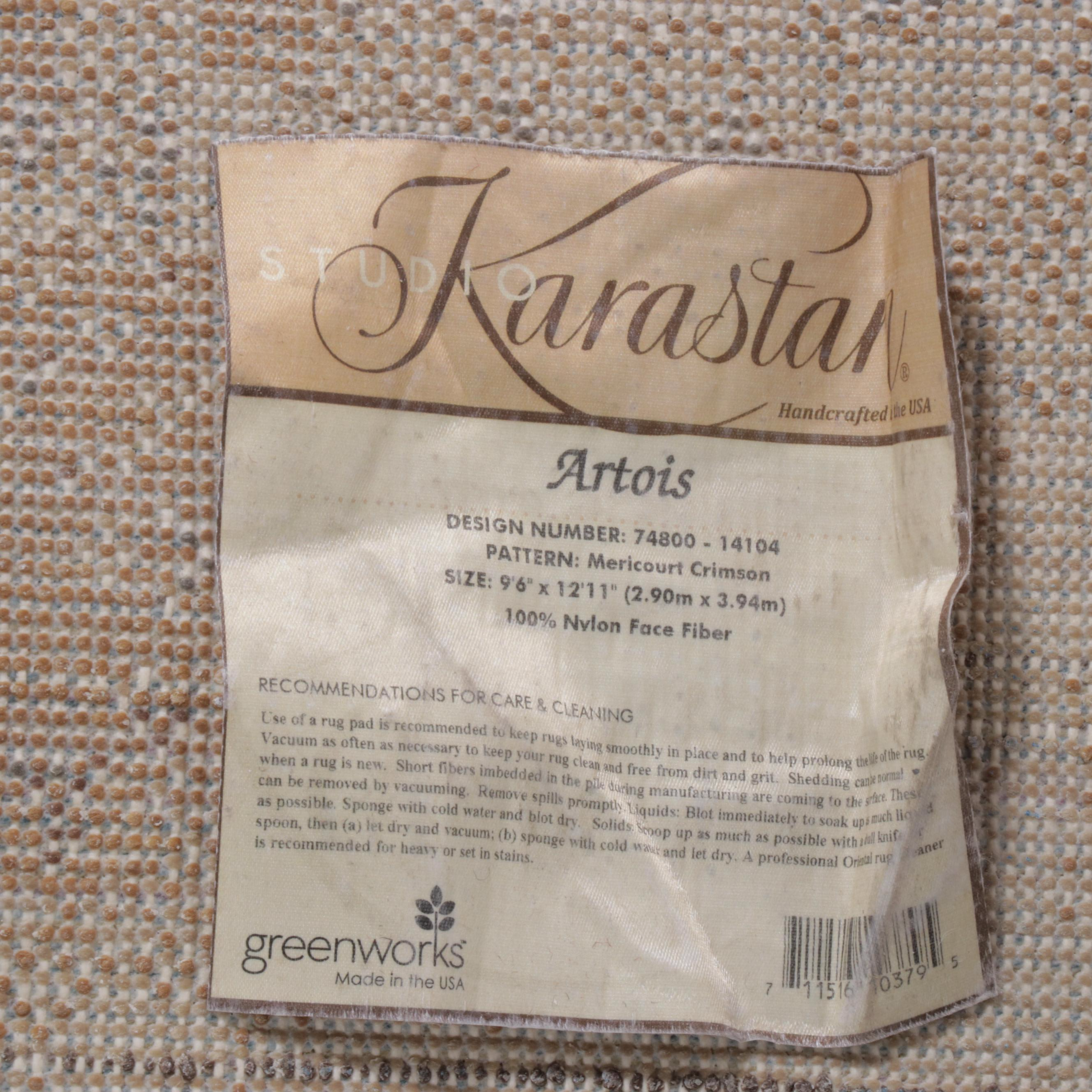 9'6 x 13' Machine Made Karastan Artois Mericourt Crimson  Room Sized Rug