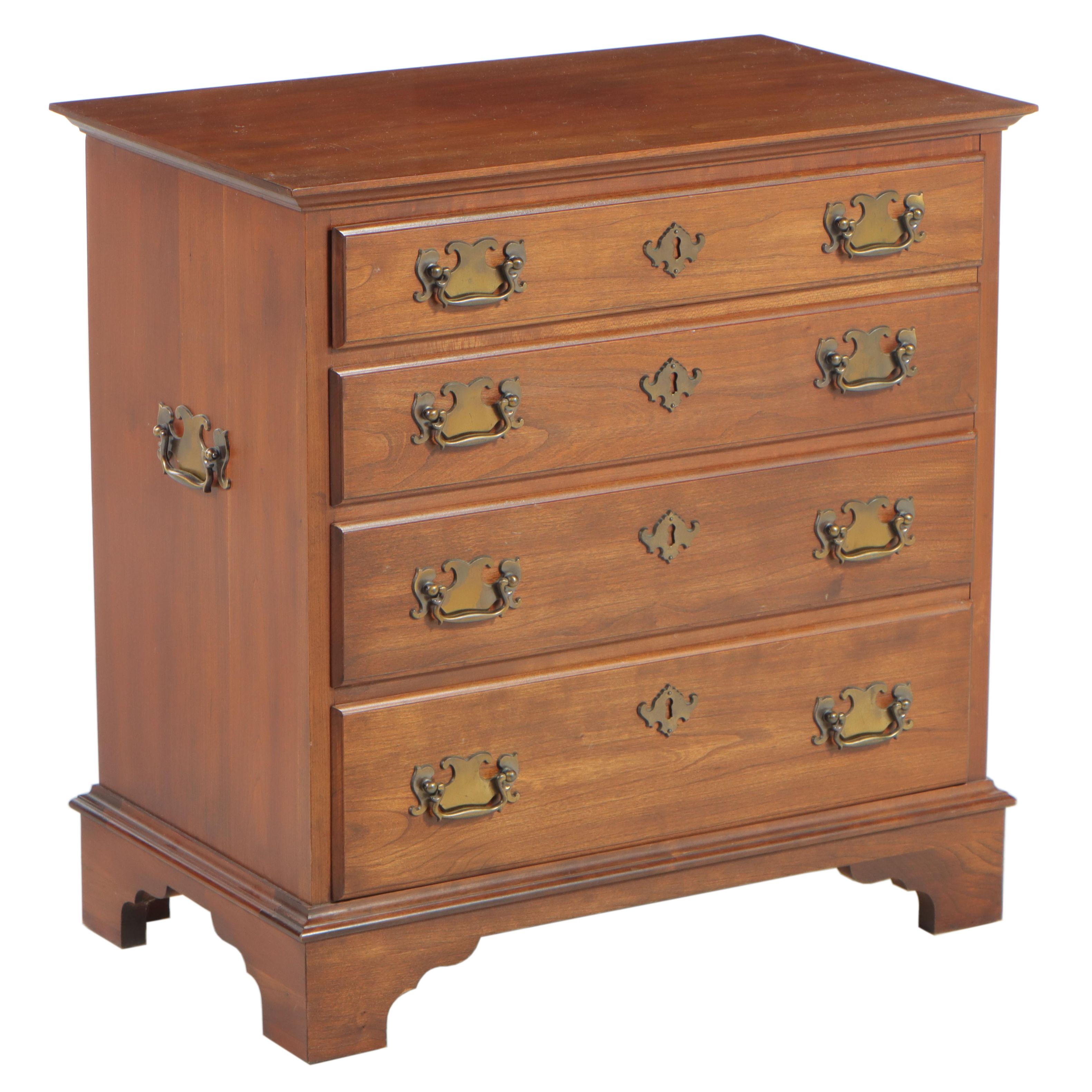 Small Pennsylvania House Federal Style Cherrywood Four-Drawer Chest
