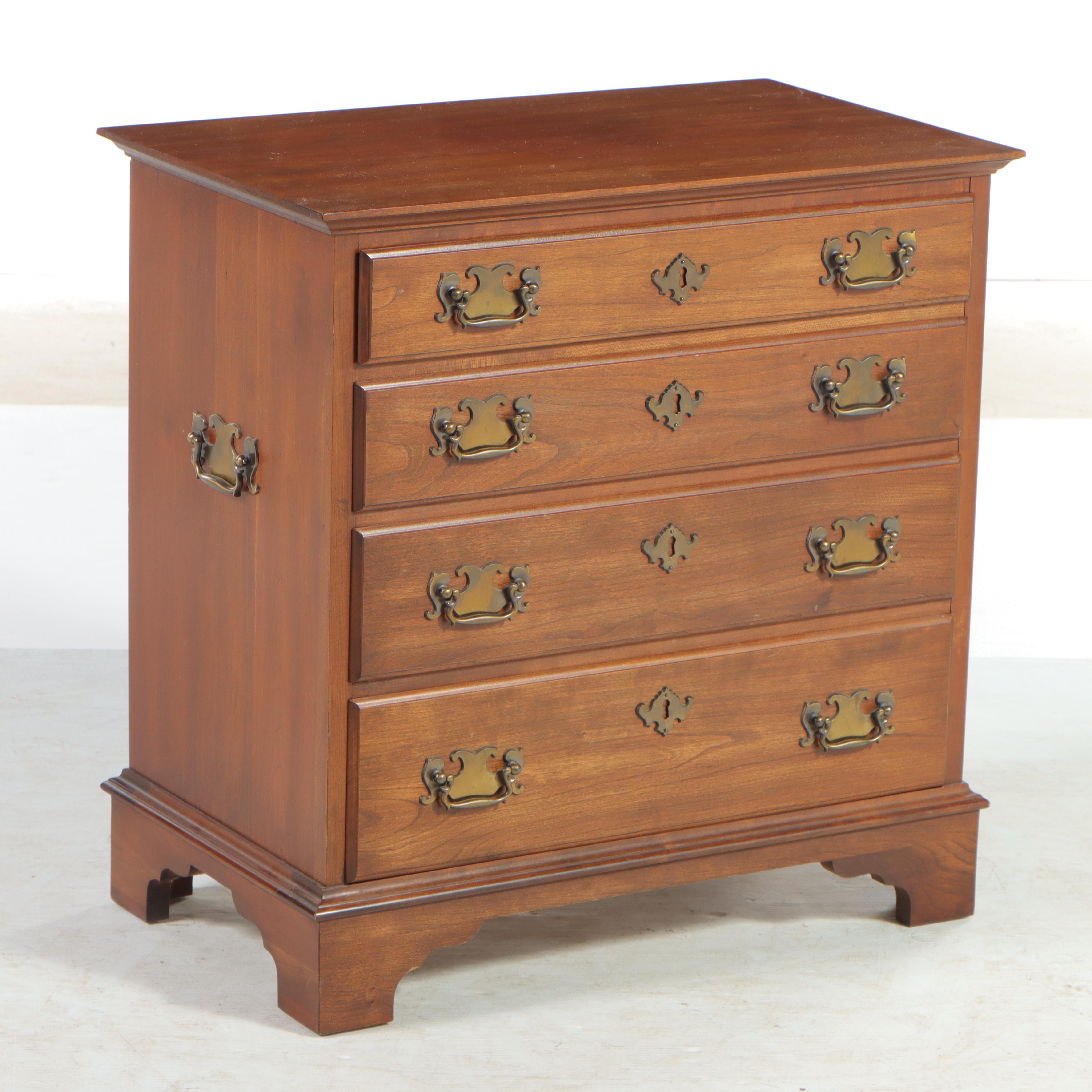 Small Pennsylvania House Federal Style Cherrywood Four-Drawer Chest