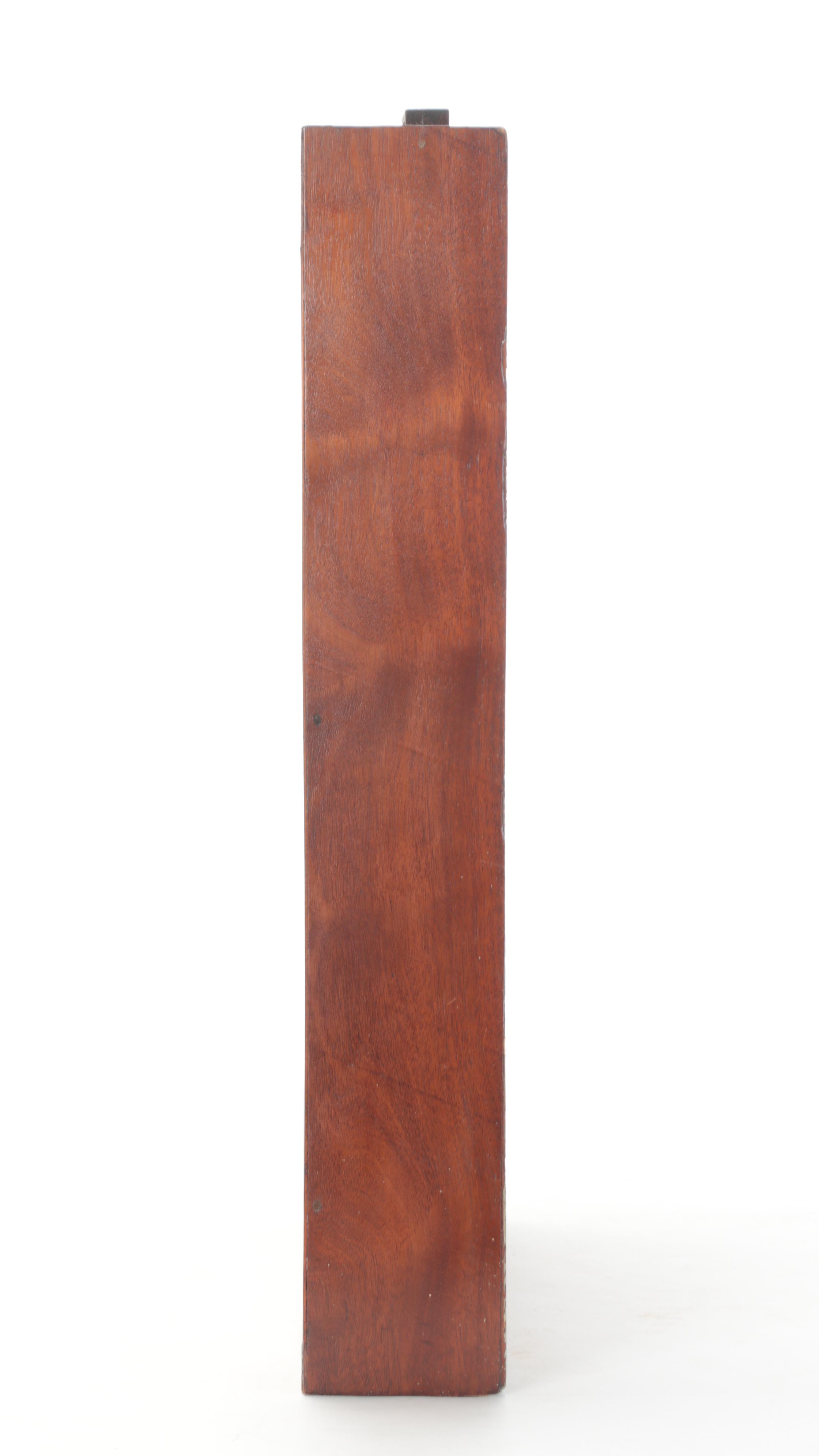 W. S. Conant Mahogany Mirror Front Ogee Shelf Clock, Mid-19th Century