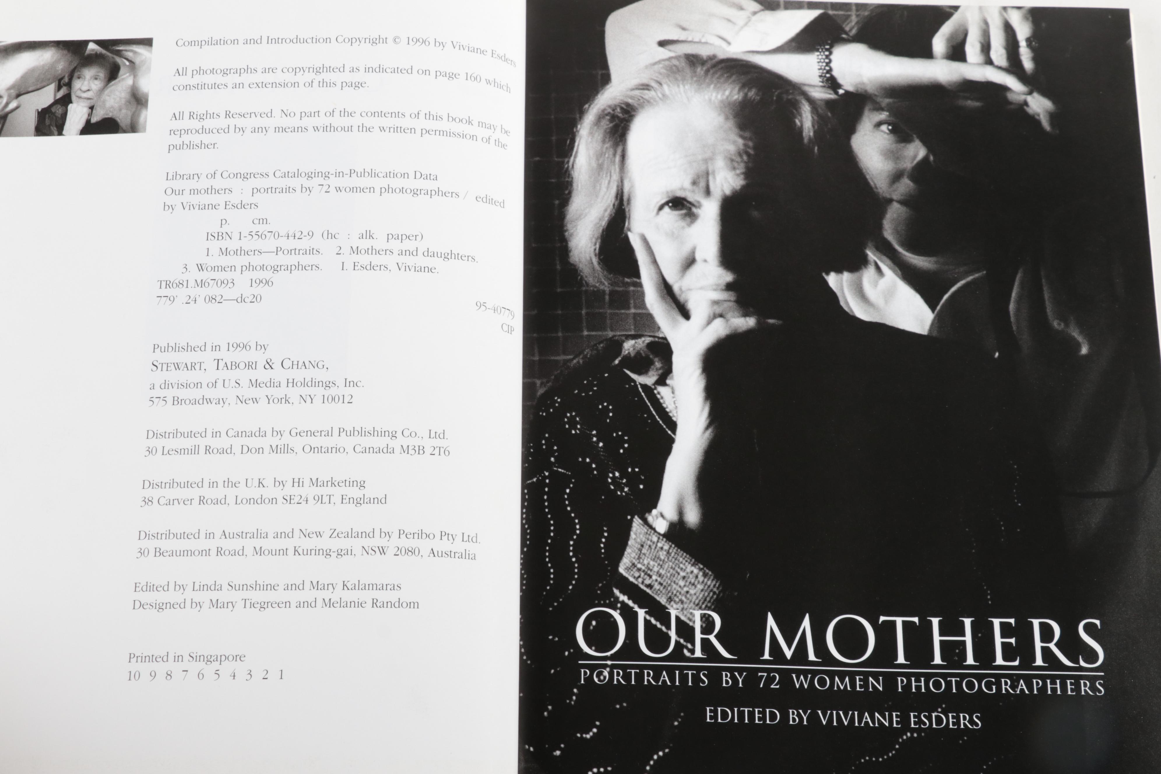 First Edition "Our Mothers: Portraits by 72 Women Photographers" and More