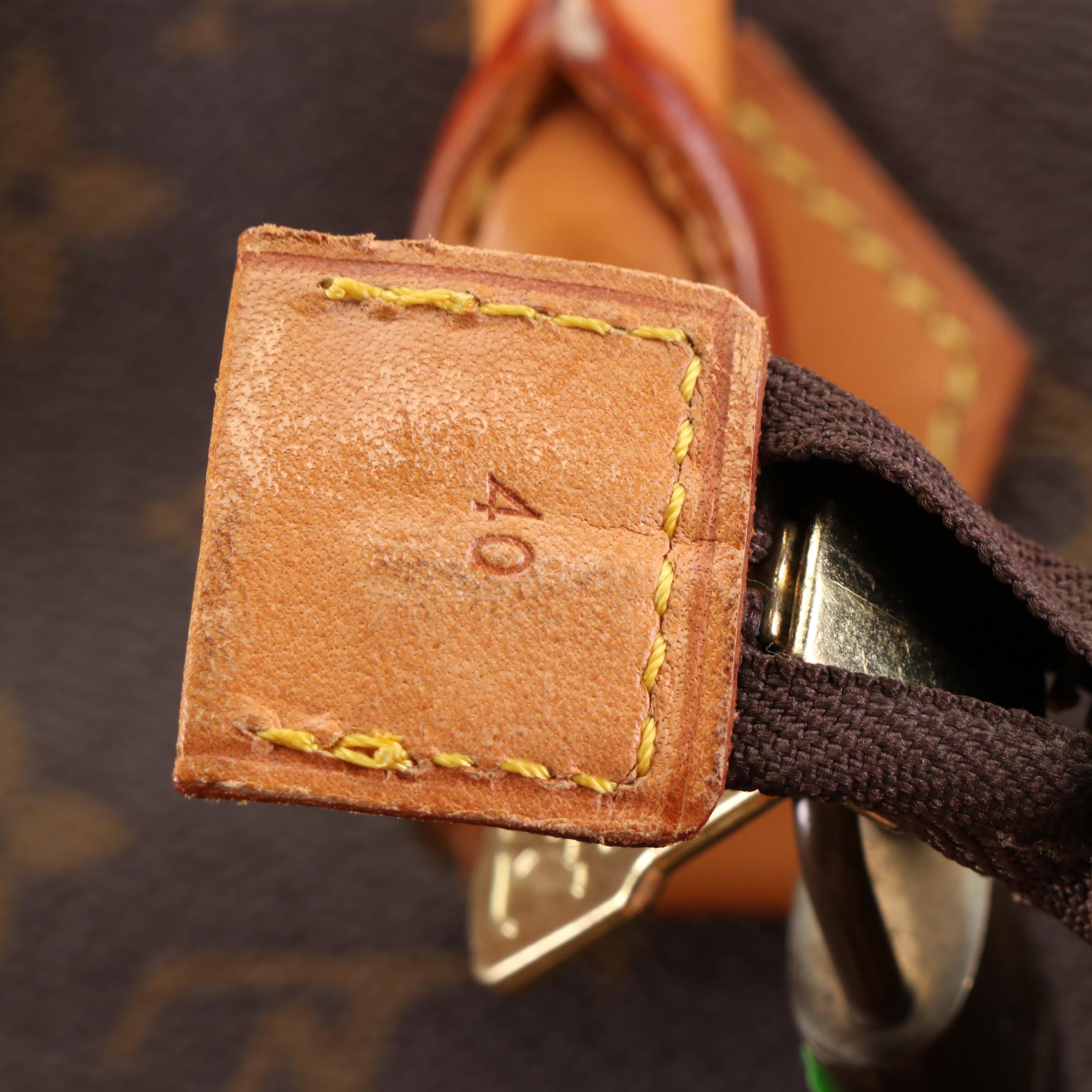 Louis Vuitton Cruiser 40 Travel Bag in Monogram Canvas and Vachetta Leather