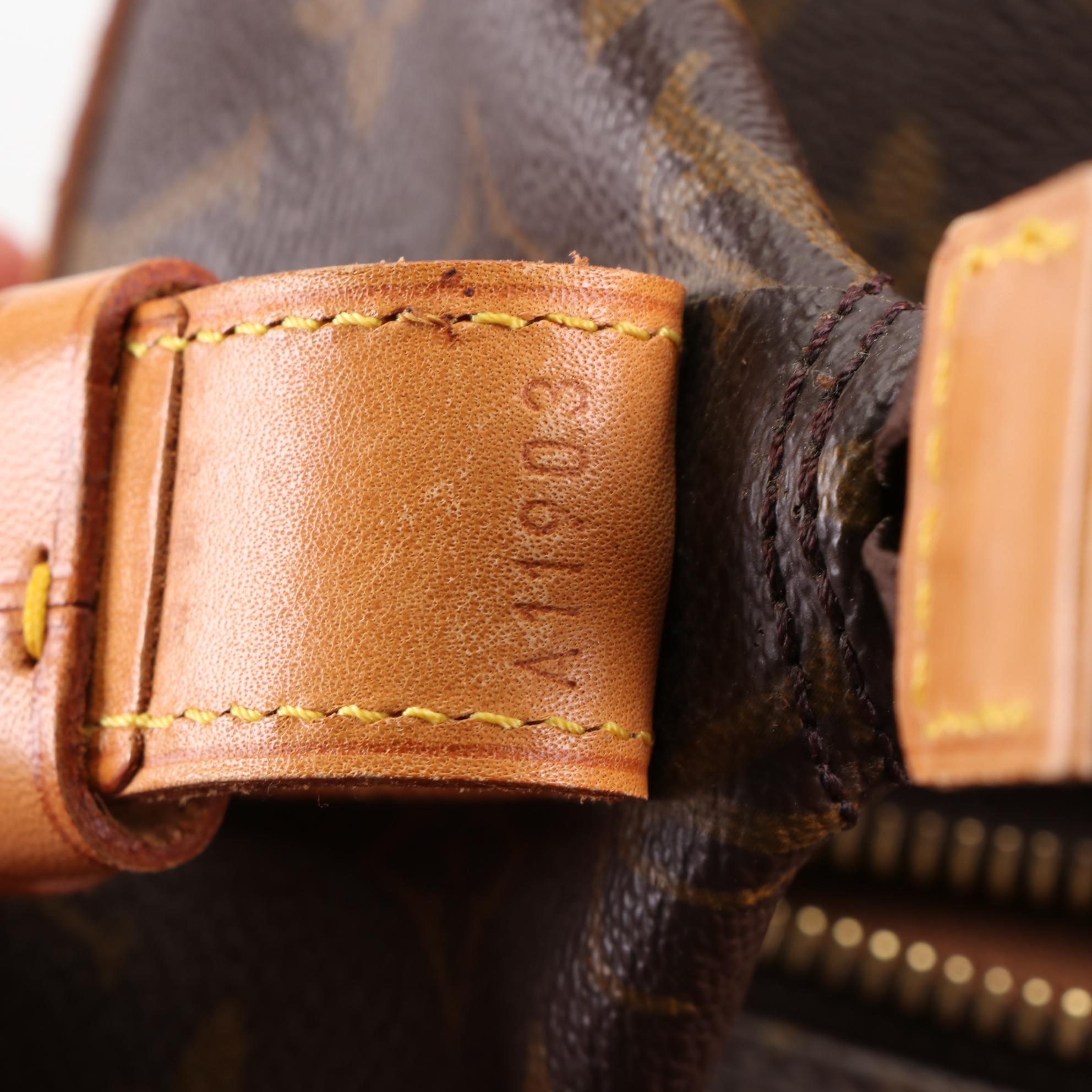 Louis Vuitton Cruiser 40 Travel Bag in Monogram Canvas and Vachetta Leather