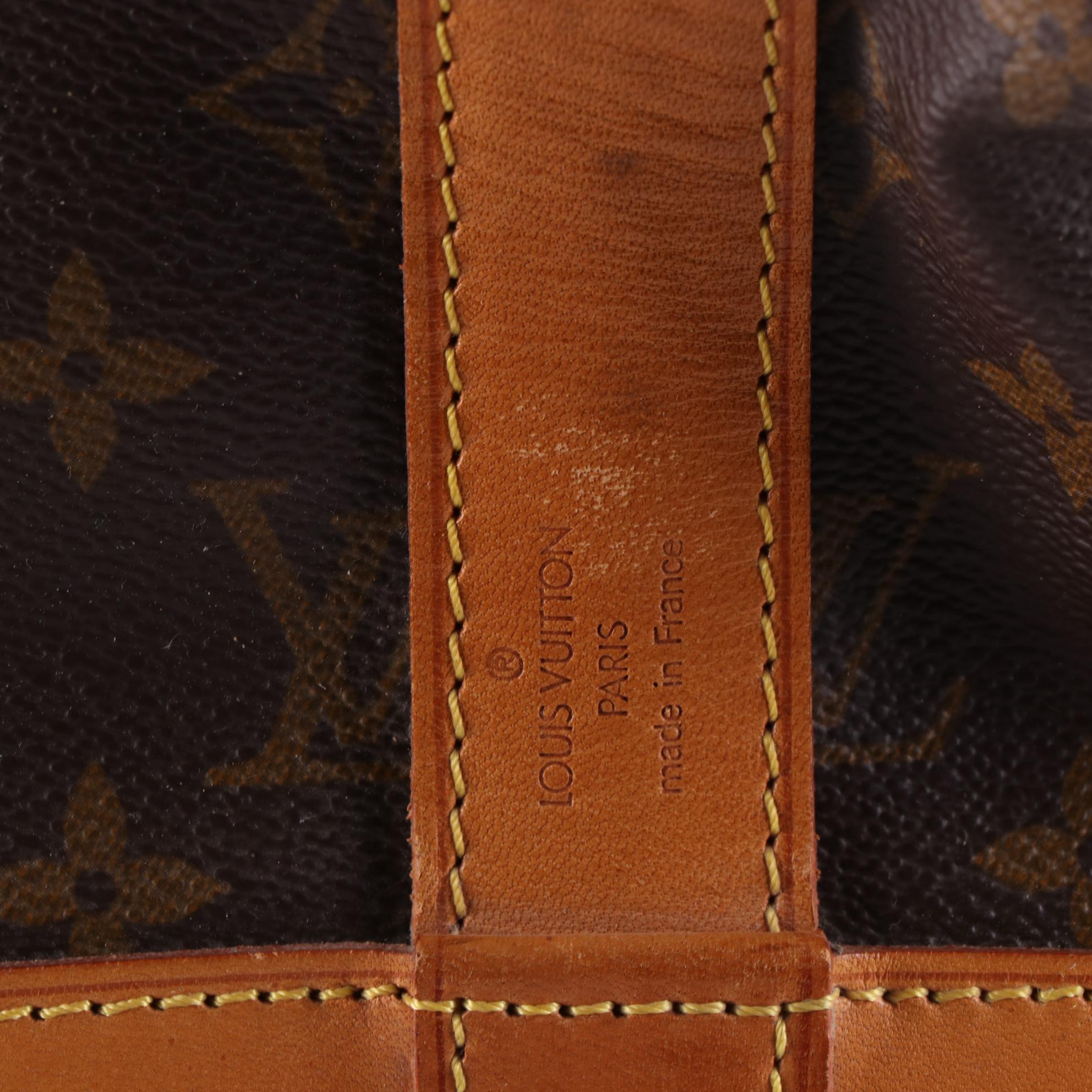 Louis Vuitton Cruiser 40 Travel Bag in Monogram Canvas and Vachetta Leather