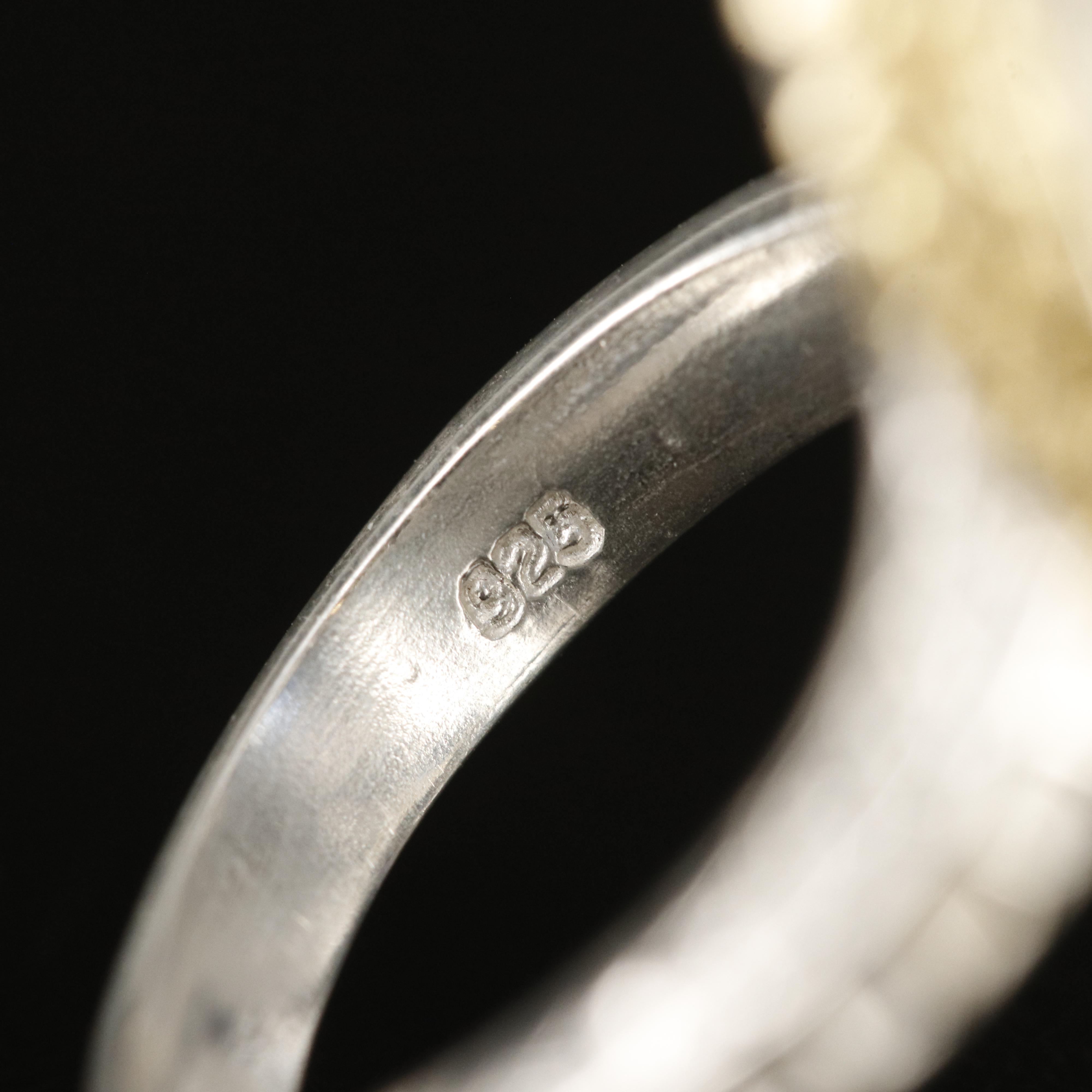 Sterling Kyanite and Tanzanite Serpent Ring