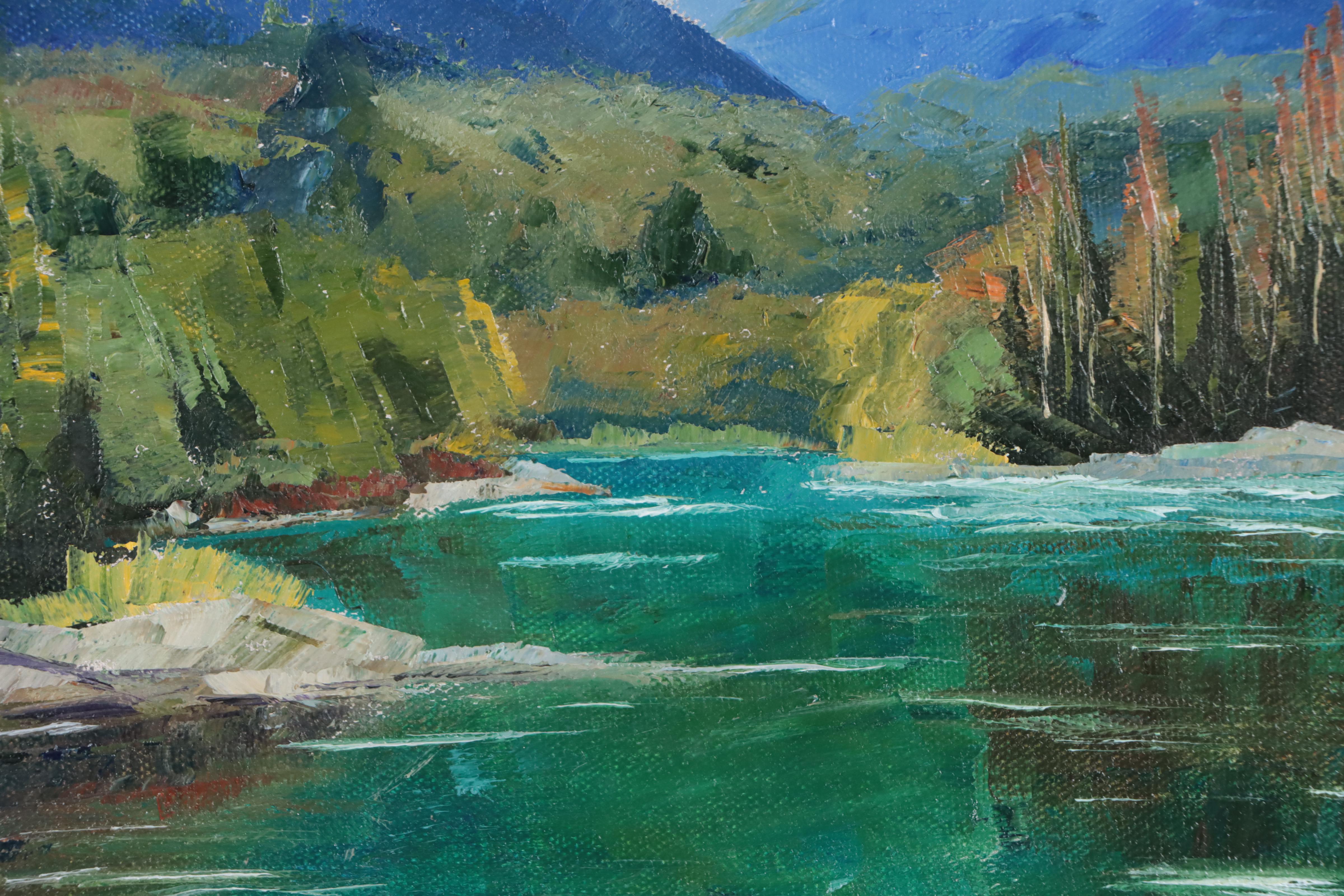 James Baldoumas Oil Painting "Riverview," 2023