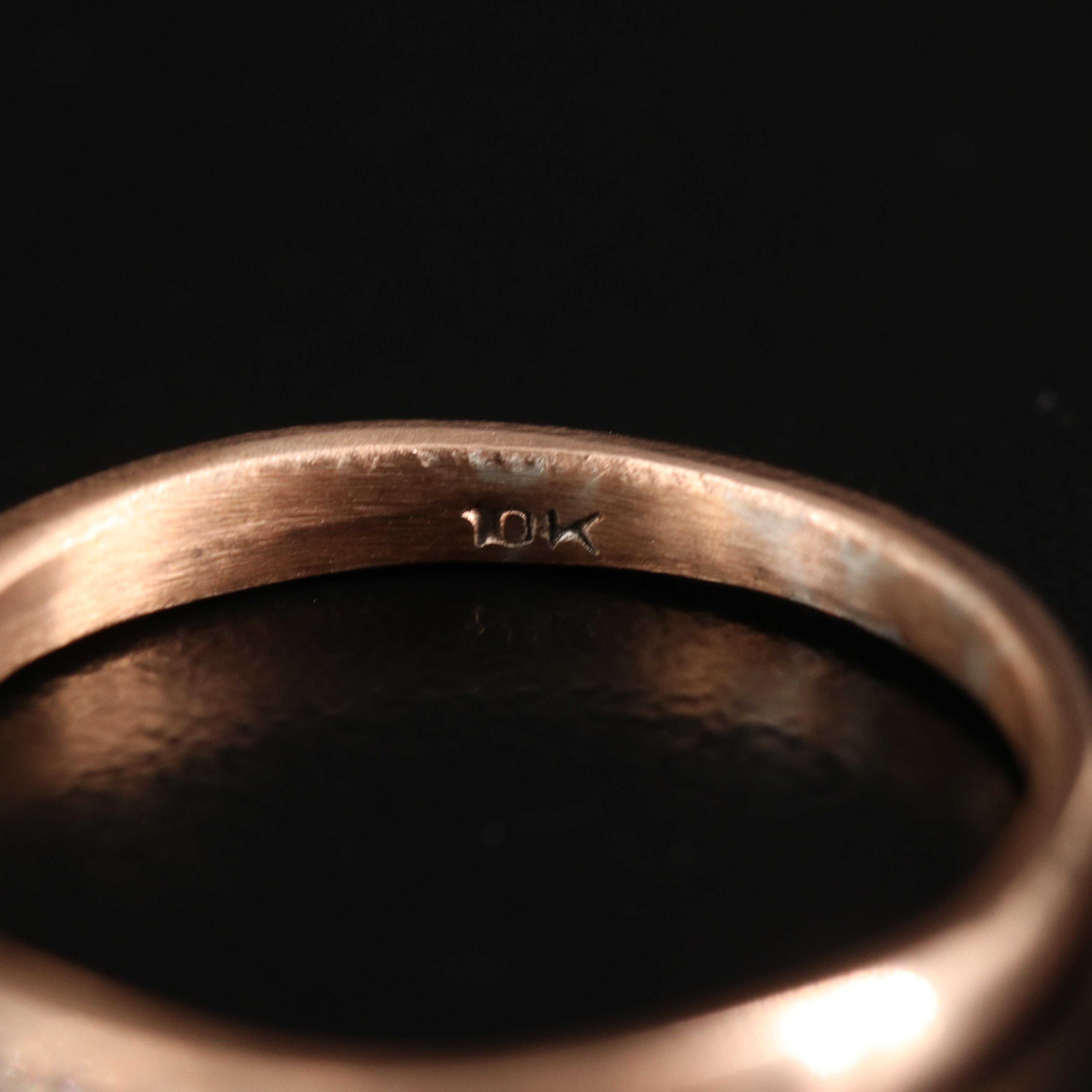 10K Rose Gold 0.26 CTW Diamond Tapered Band