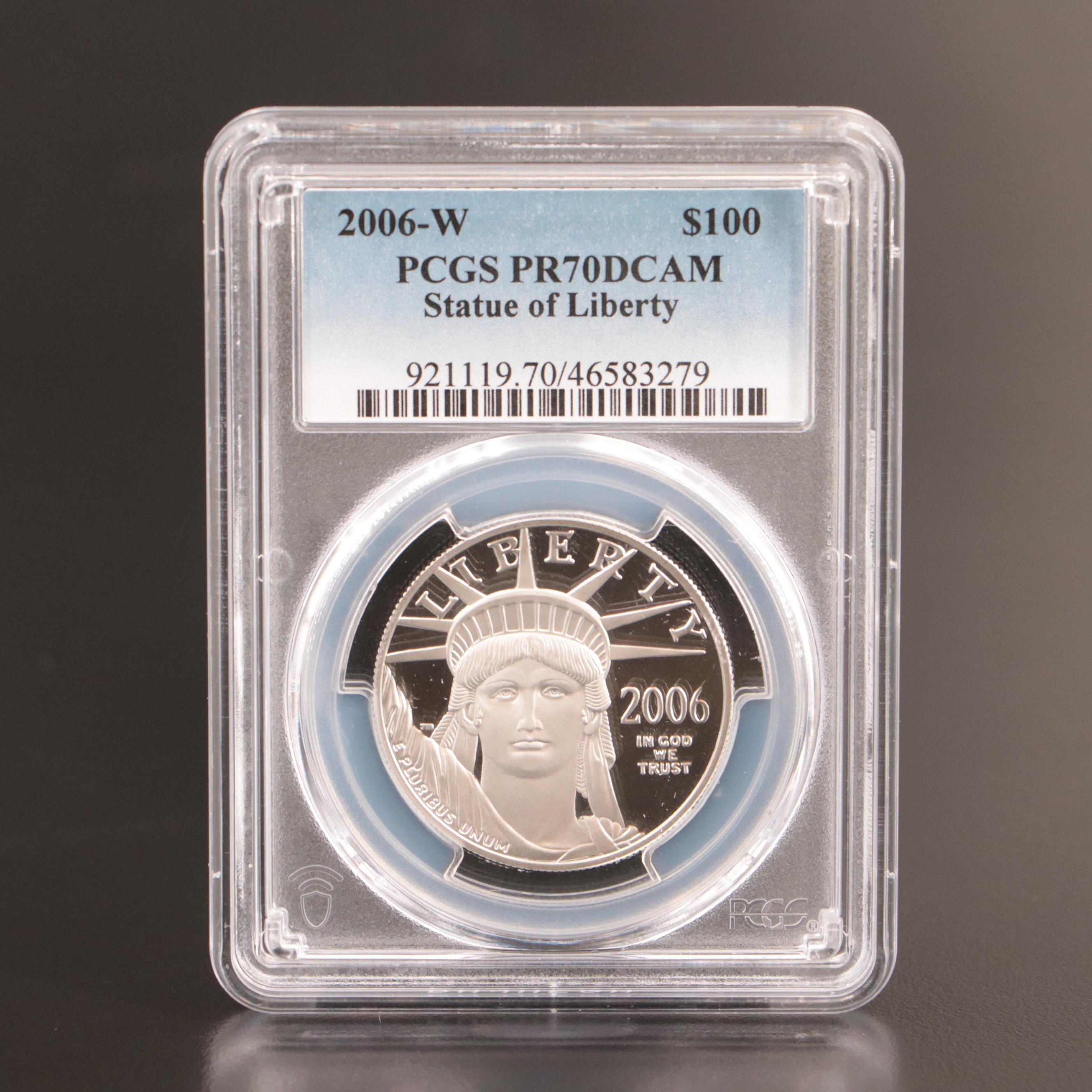 PCGS Graded 2006-W One-Ounce Proof Platinum Eagle Bullion Coin