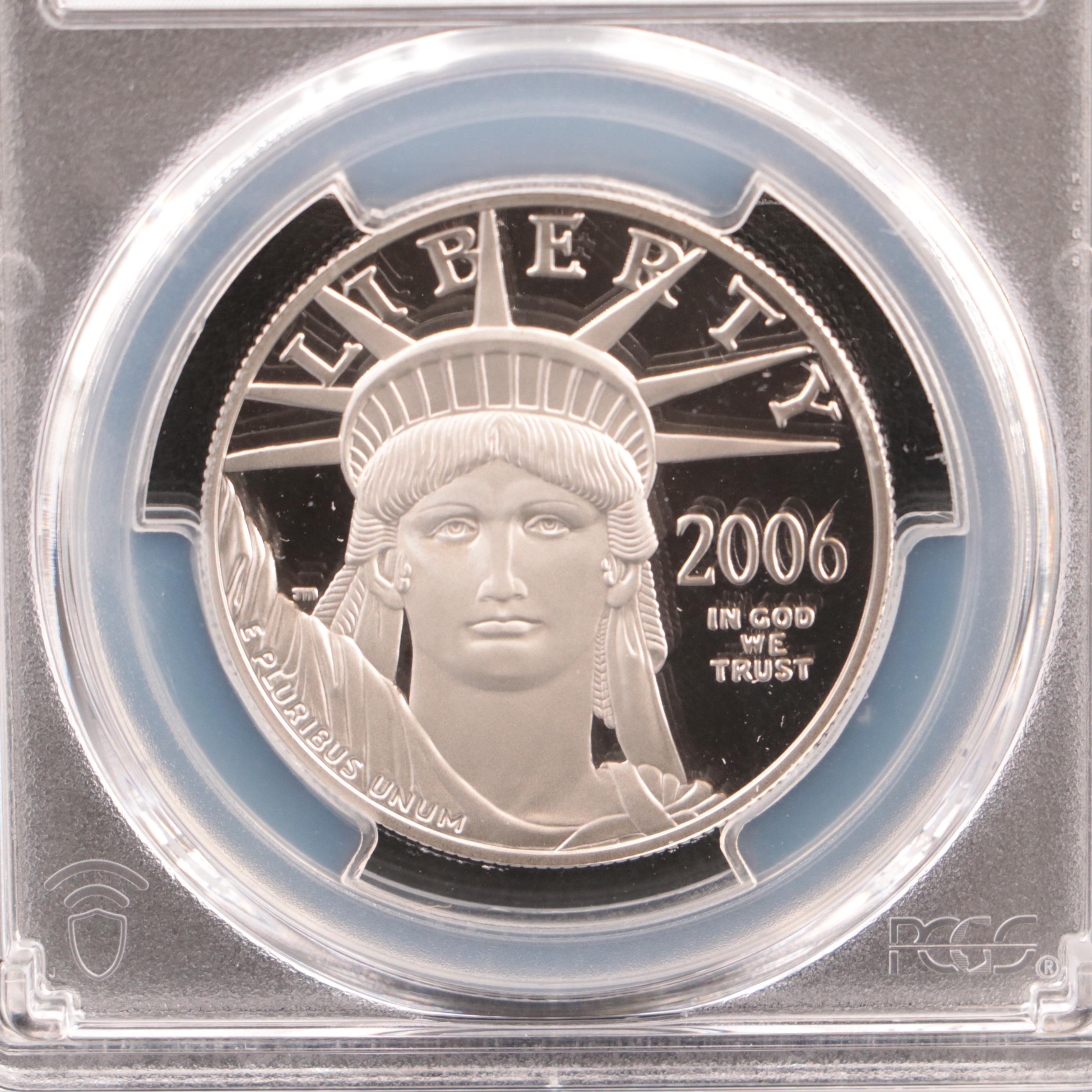 PCGS Graded 2006-W One-Ounce Proof Platinum Eagle Bullion Coin