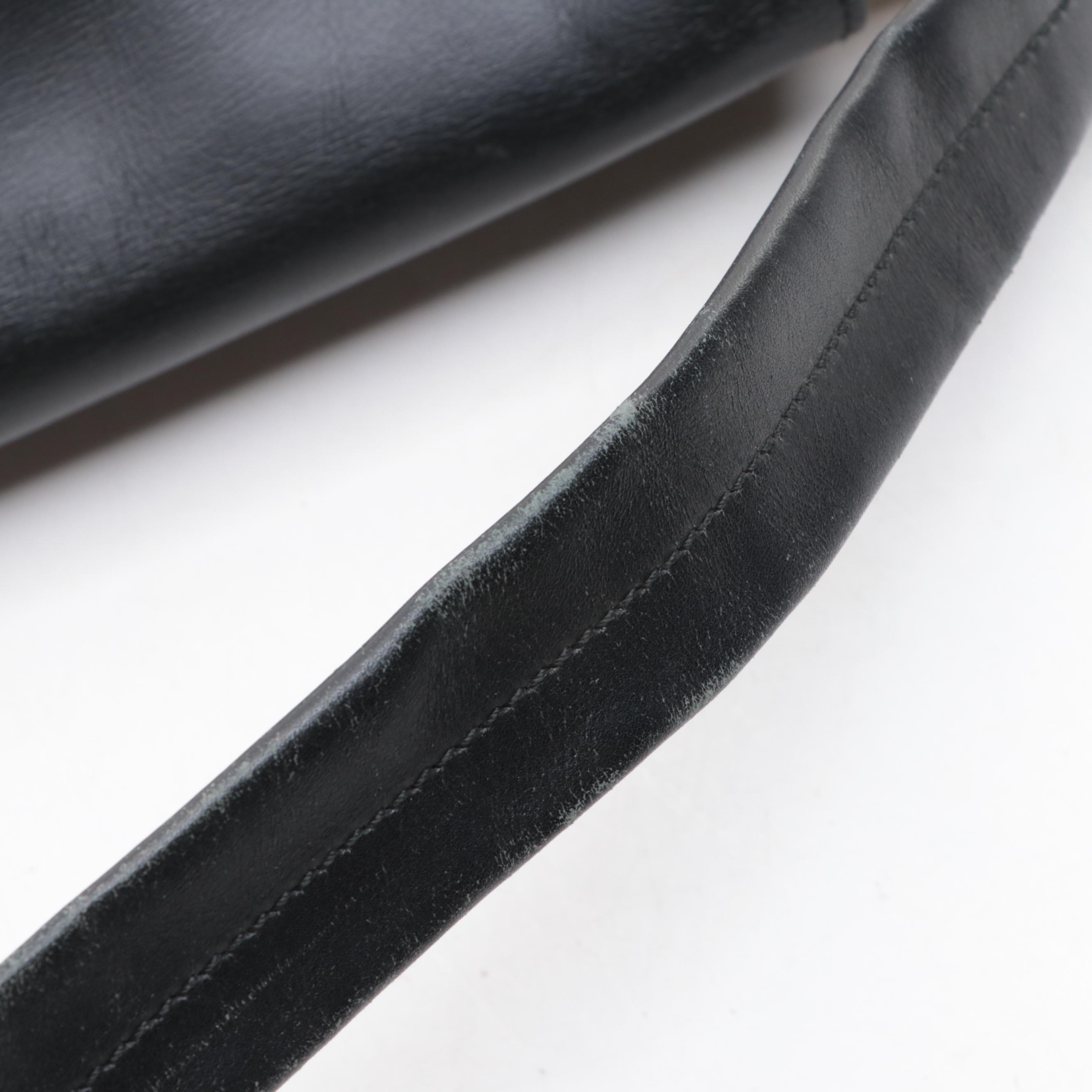 Gucci Canvas and Leather Shoulder Bag