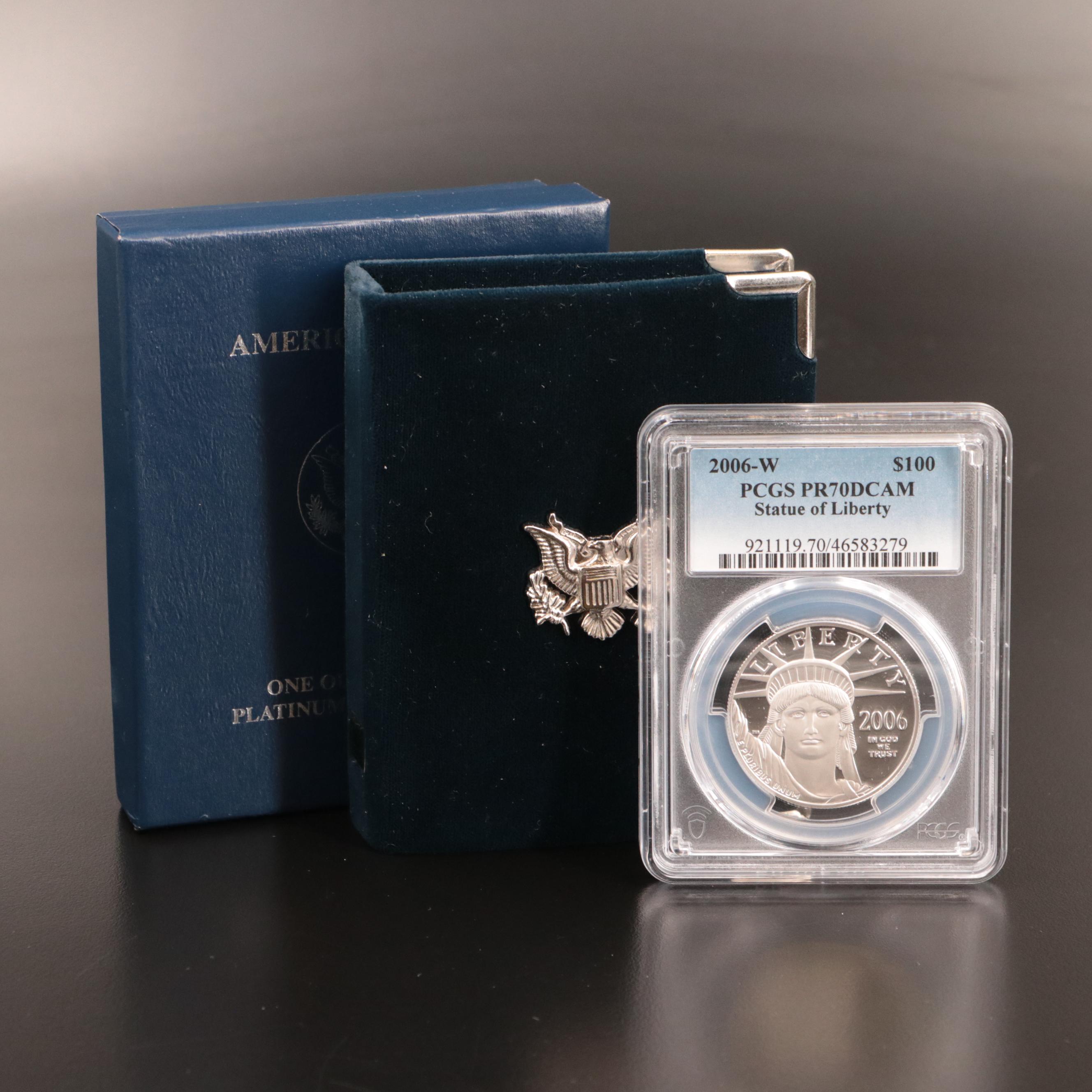 PCGS Graded 2006-W One-Ounce Proof Platinum Eagle Bullion Coin