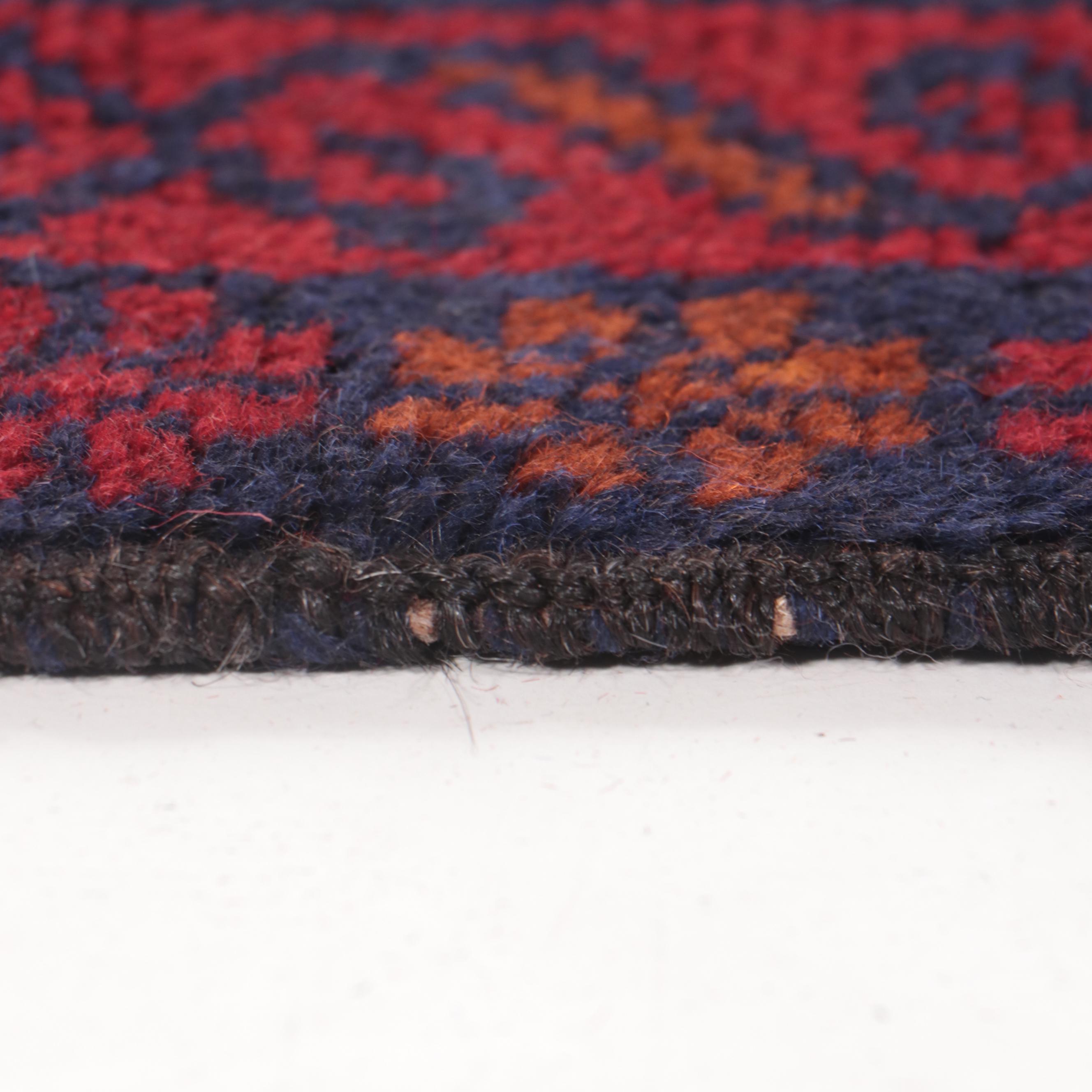 2'7 x 4'5 Hand-Knotted Afghan Taimani Accent Rug