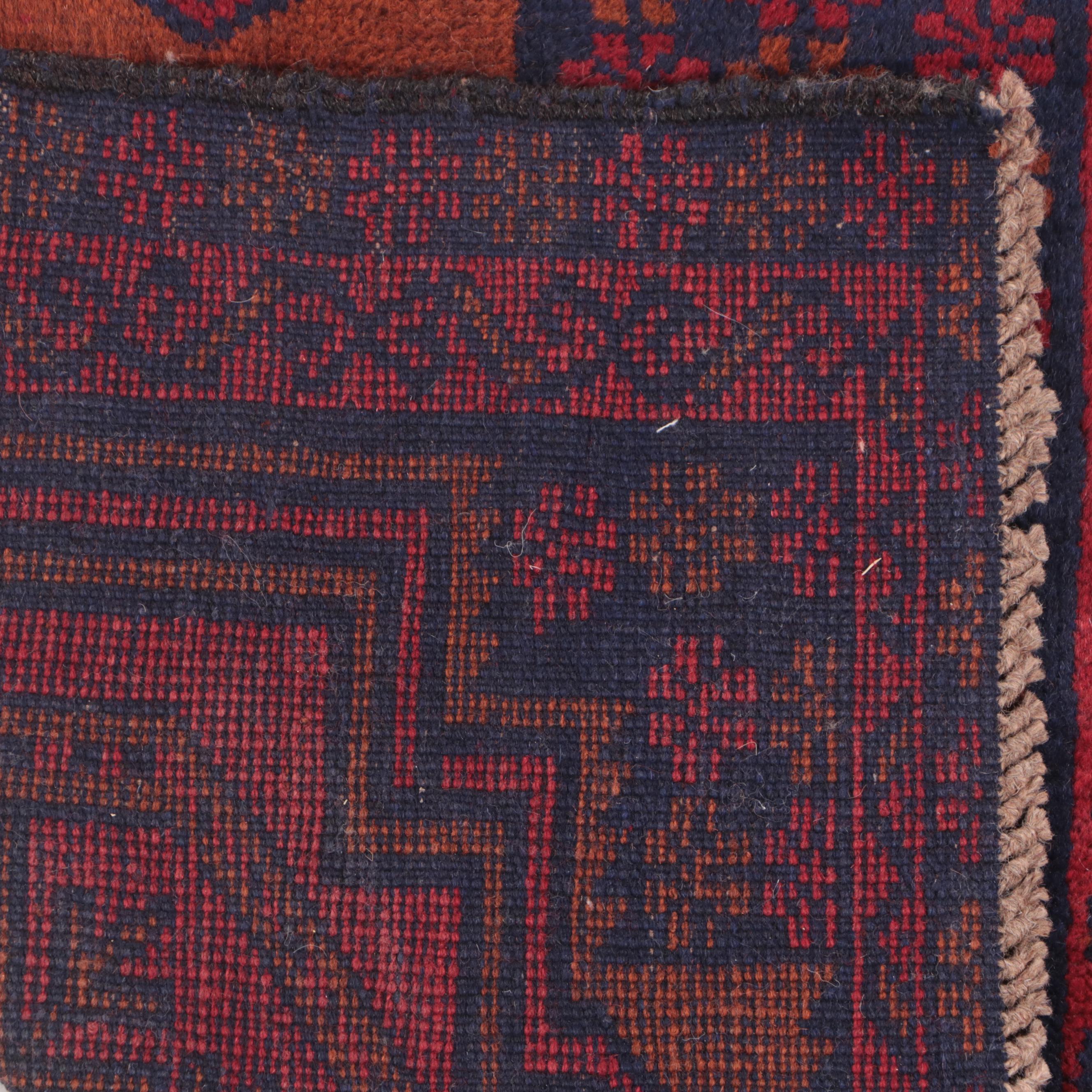 2'7 x 4'5 Hand-Knotted Afghan Taimani Accent Rug