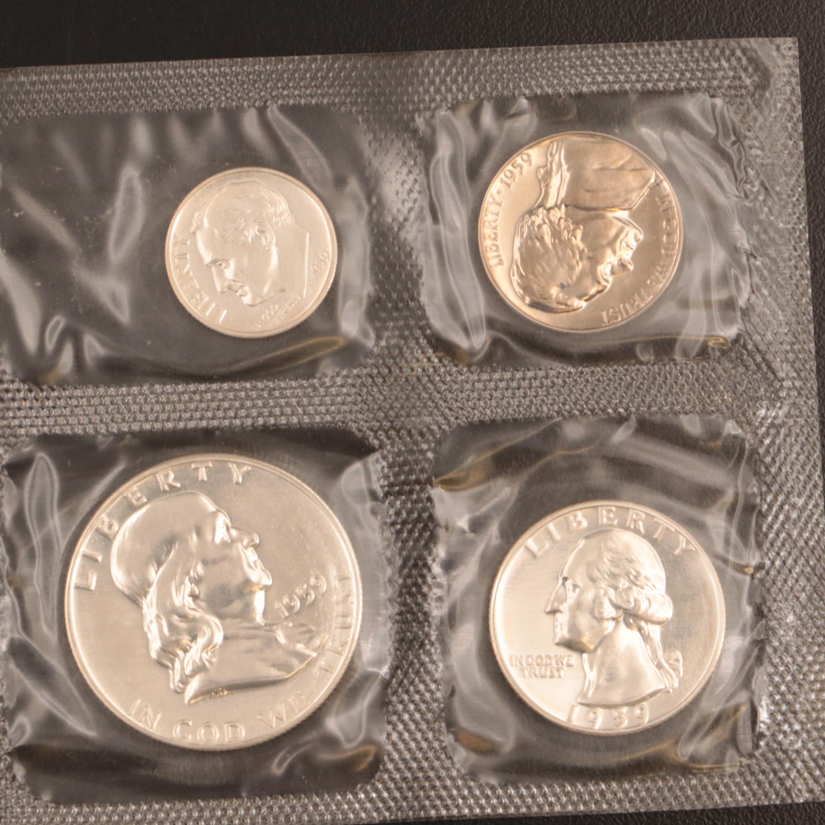 Four Early U.S. Silver Proof Sets