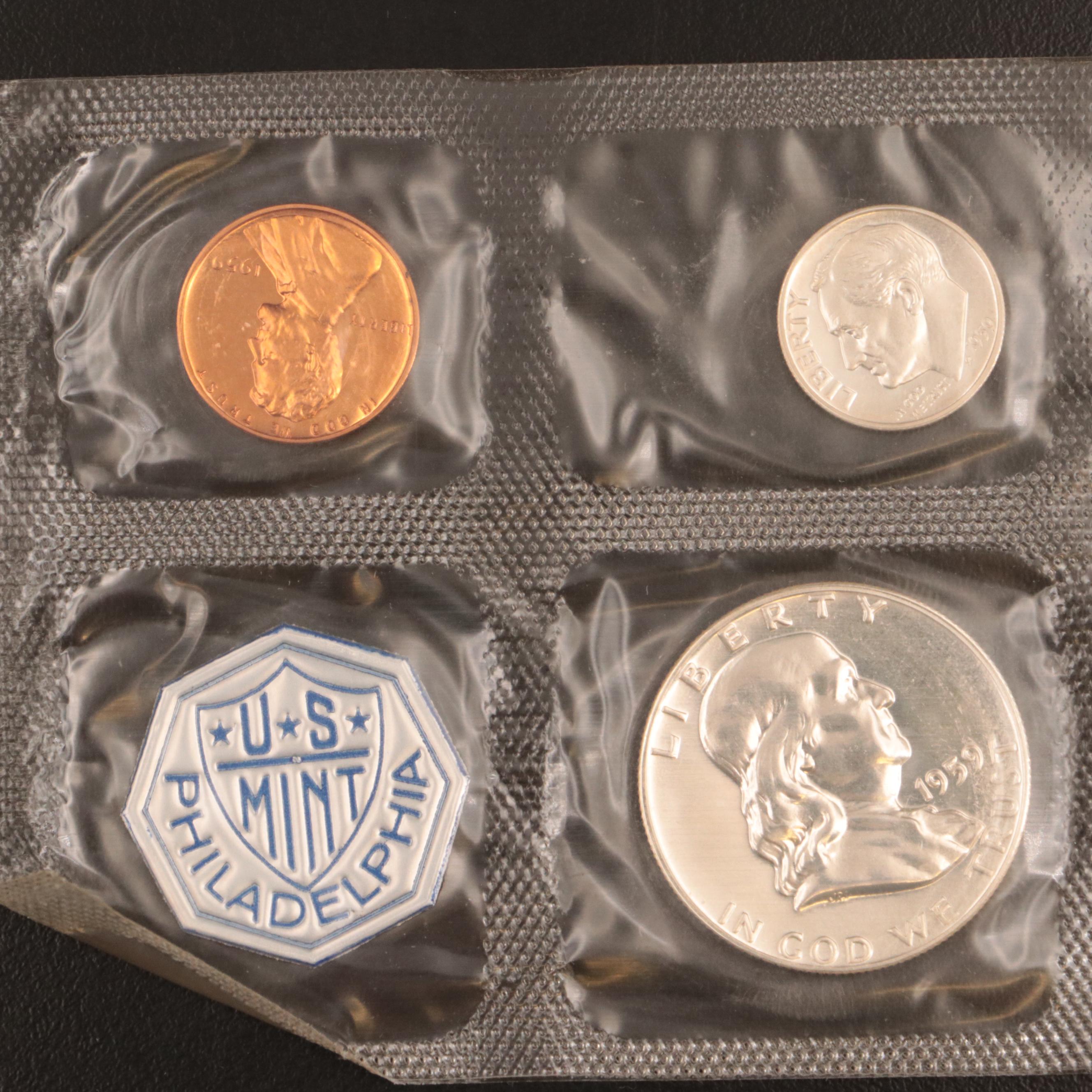 Four Early U.S. Silver Proof Sets