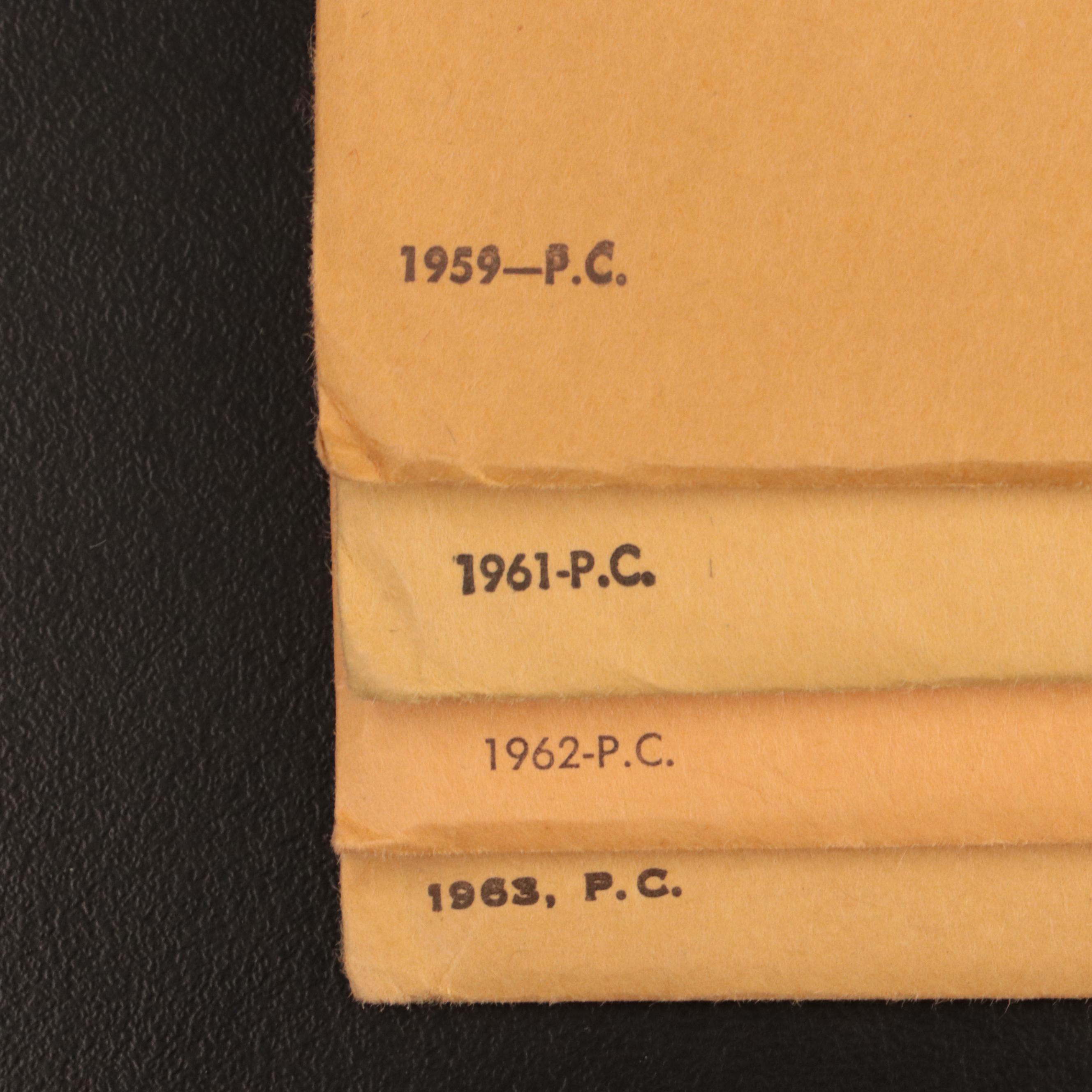 Four Early U.S. Silver Proof Sets