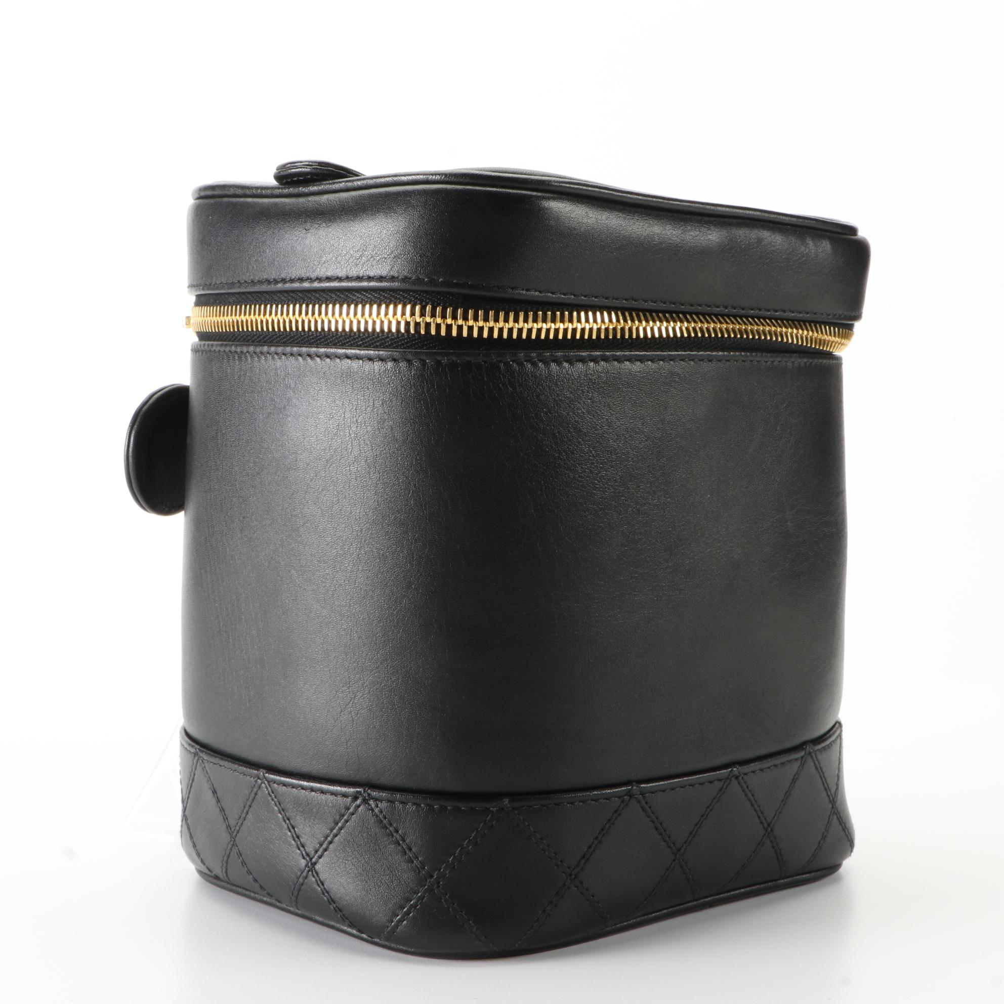 Chanel Leather Toiletry Case