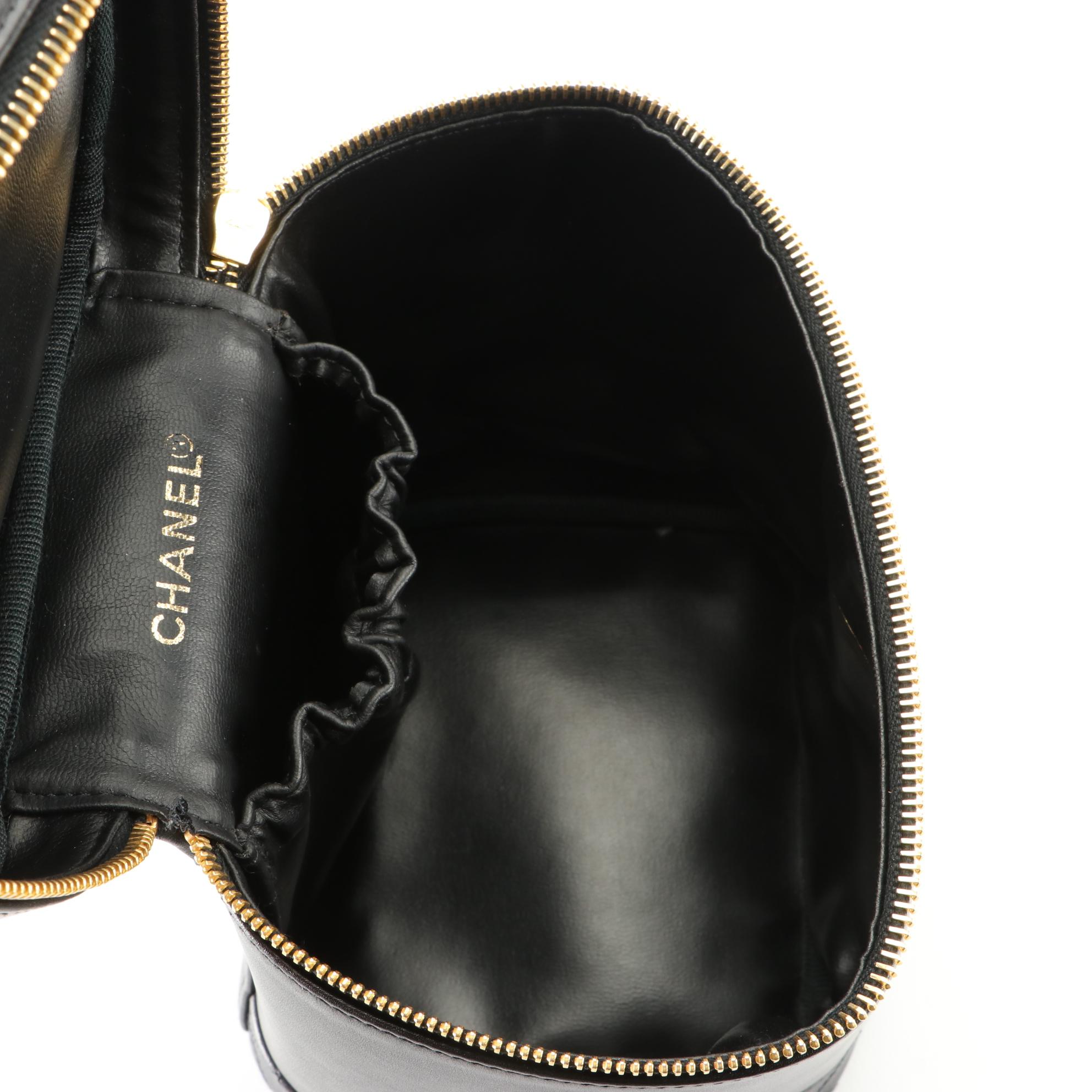 Chanel Leather Toiletry Case