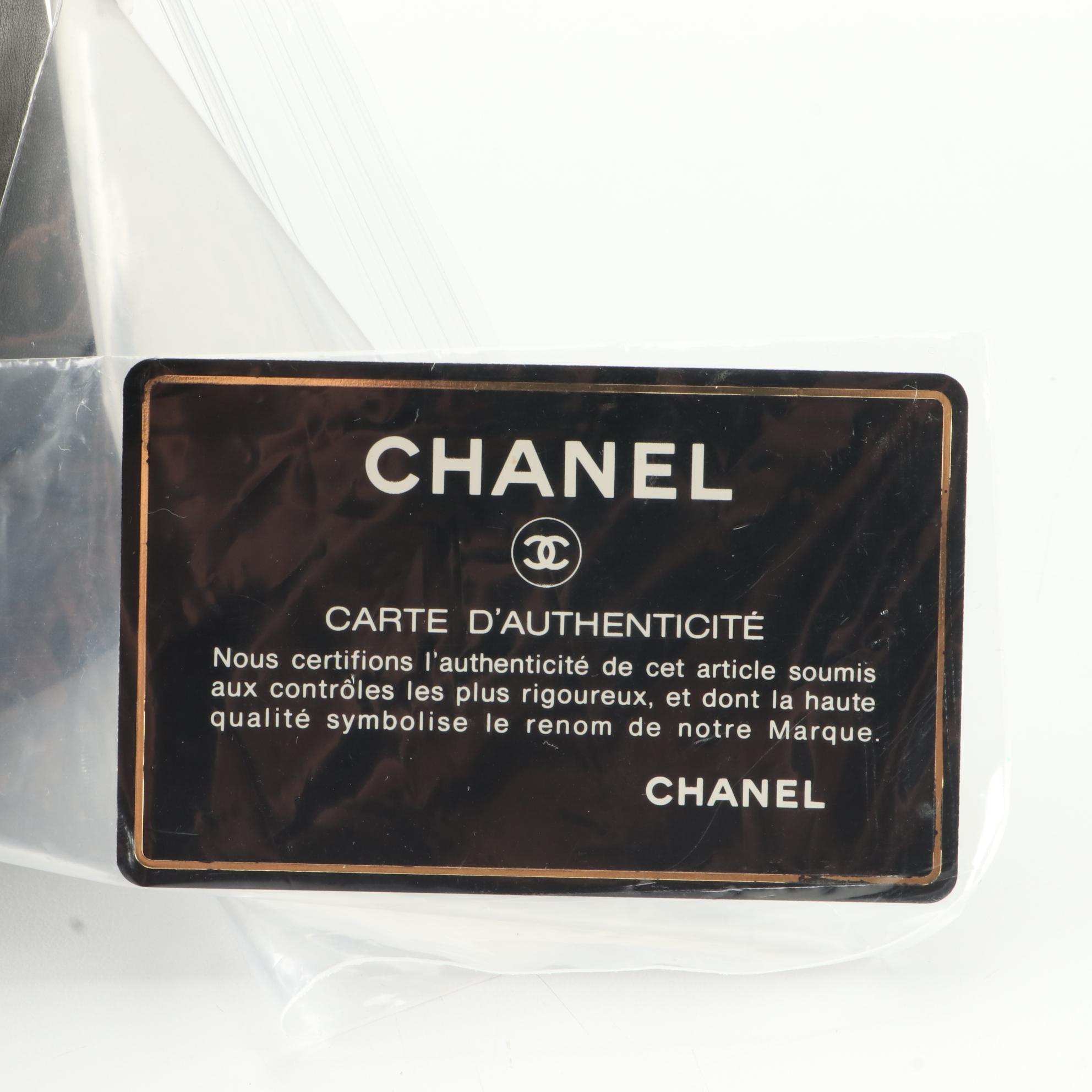 Chanel Leather Toiletry Case