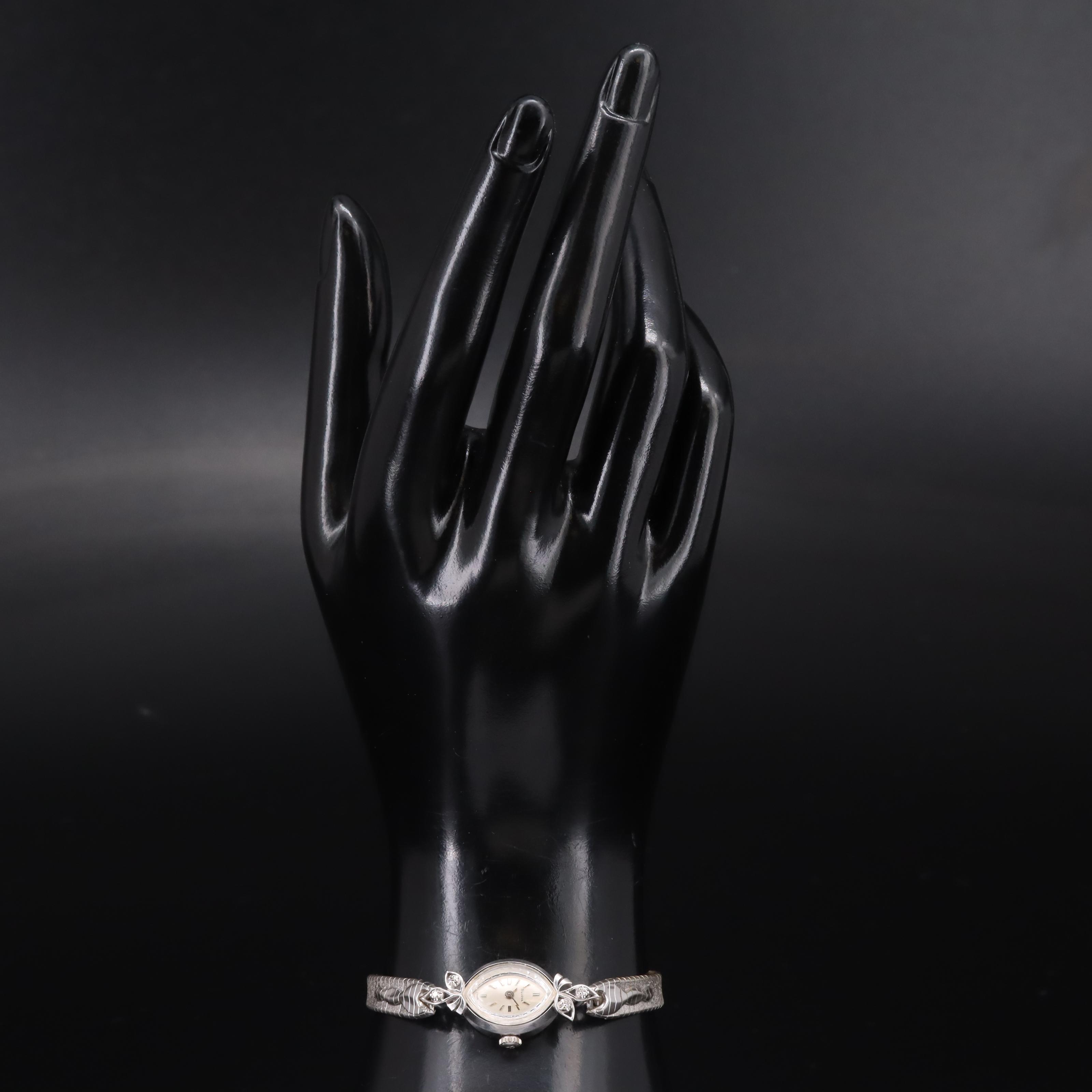 14K Bulova Diamond Watch