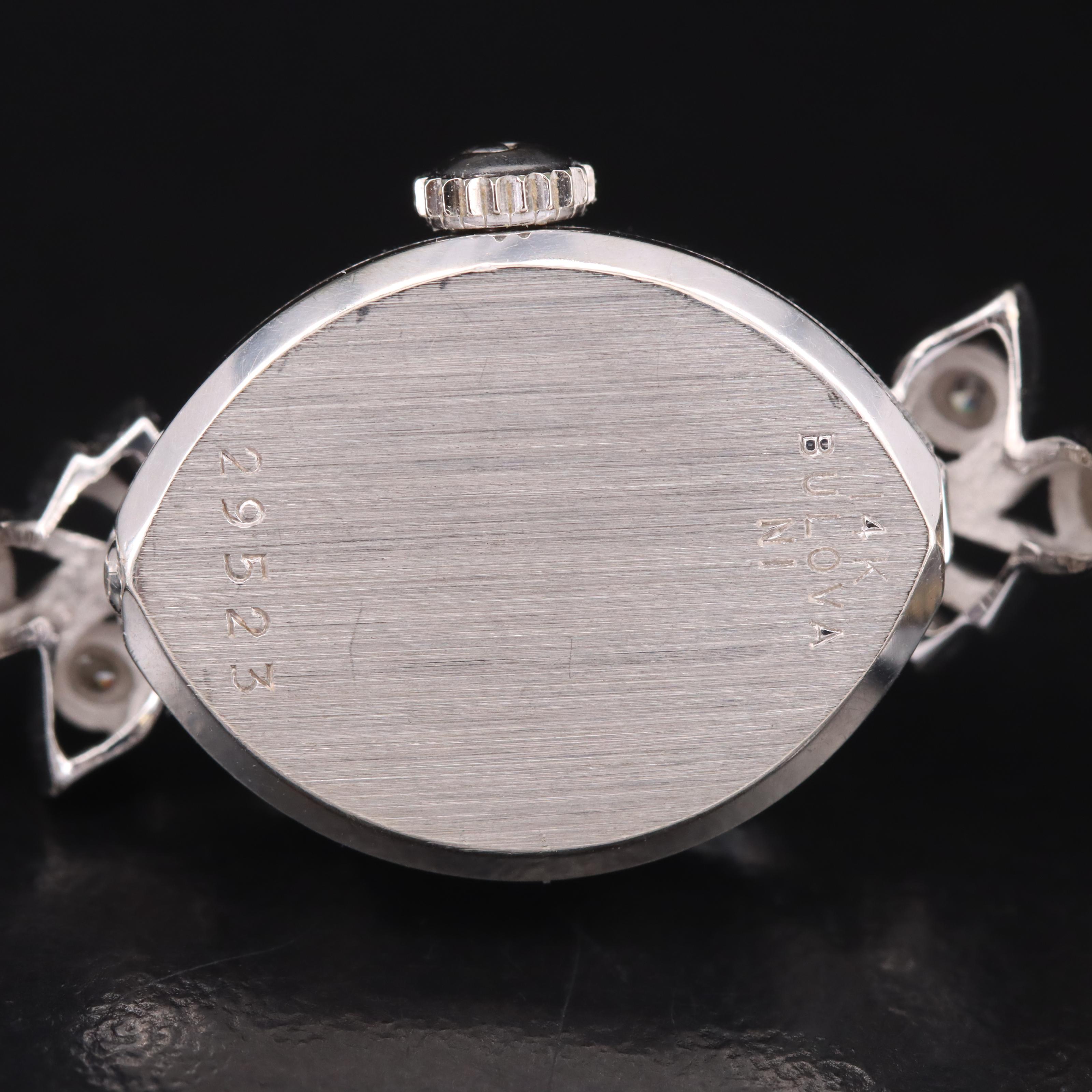 14K Bulova Diamond Watch