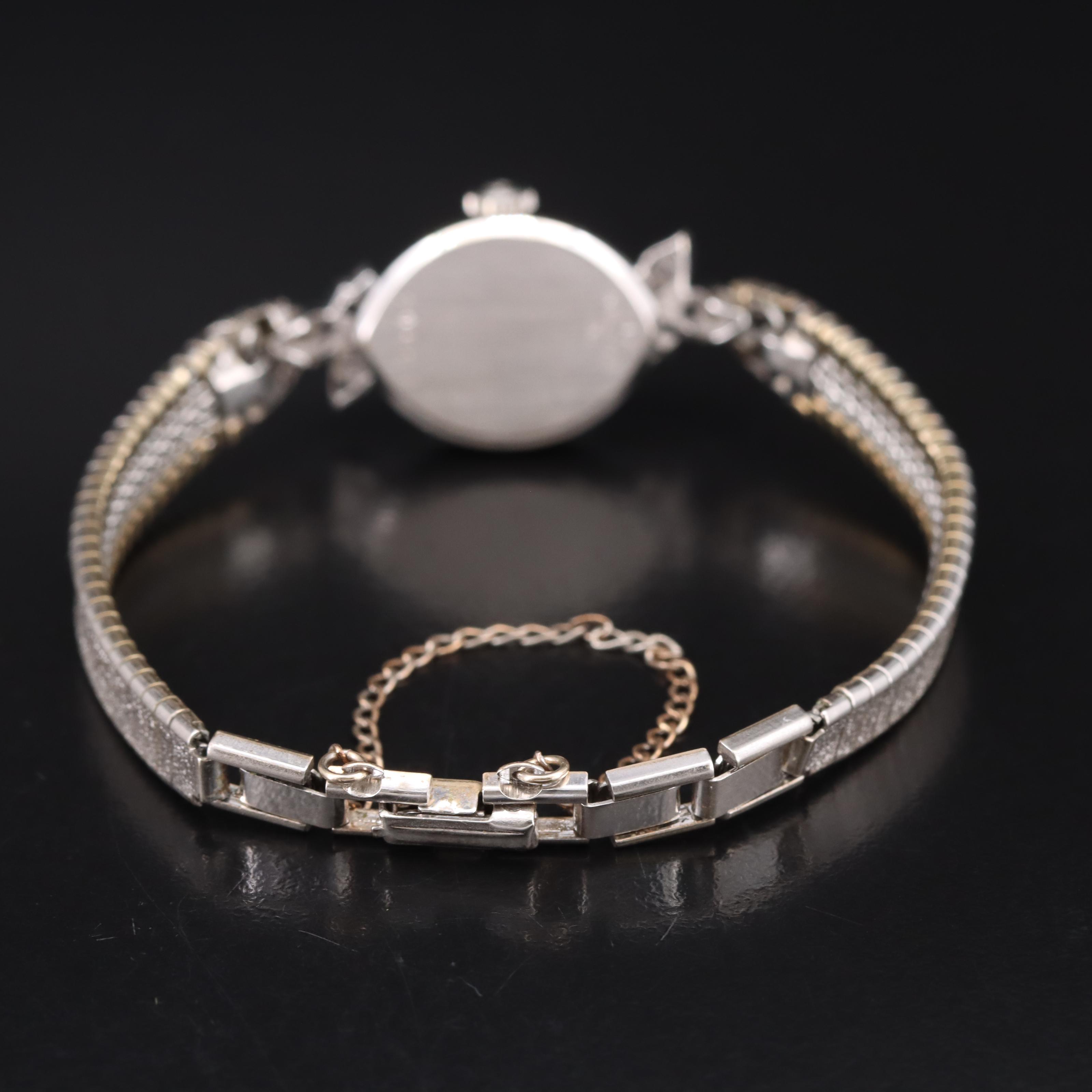 14K Bulova Diamond Watch