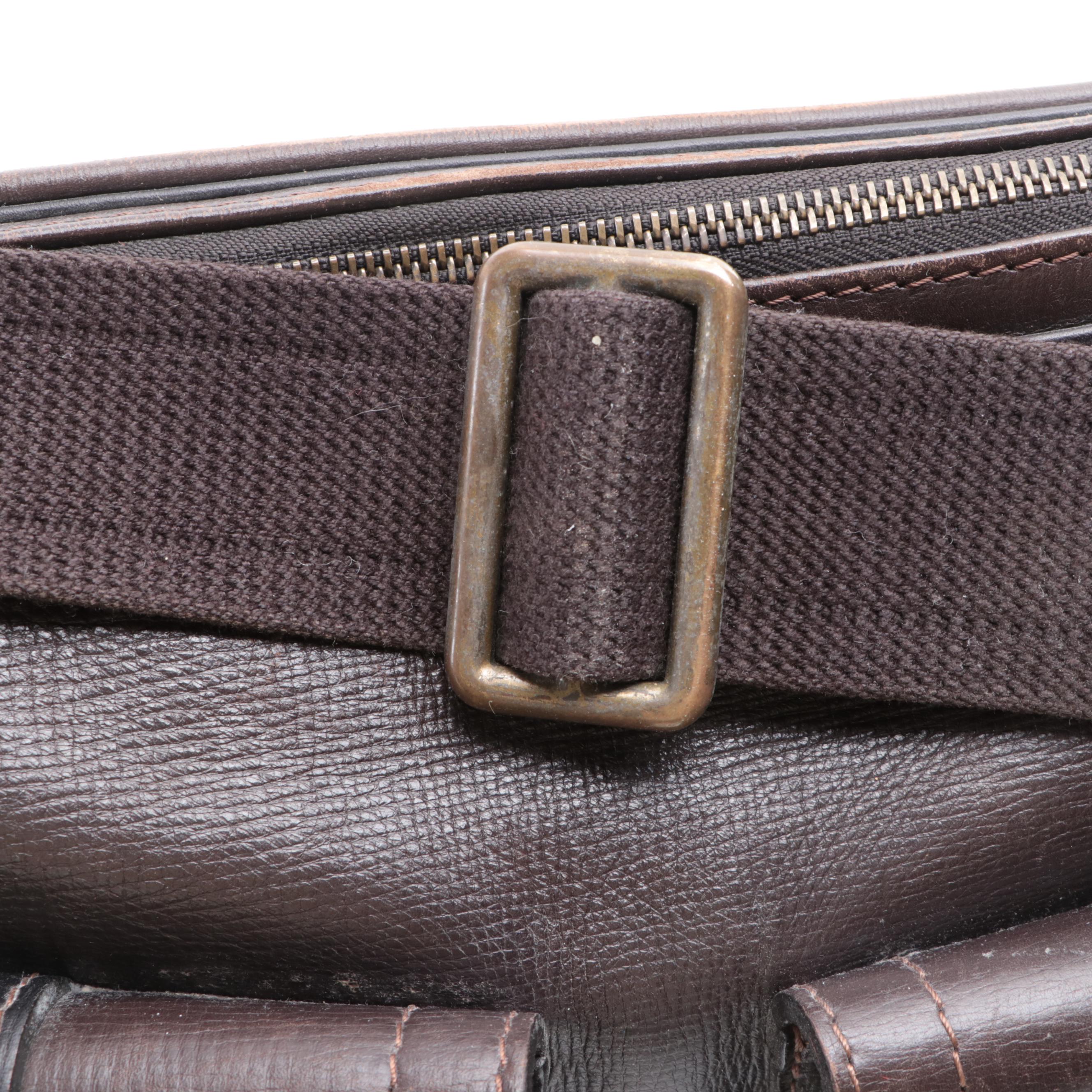 Louis Vuitton Utah Wichita Crossbody Bag in Brown Leather