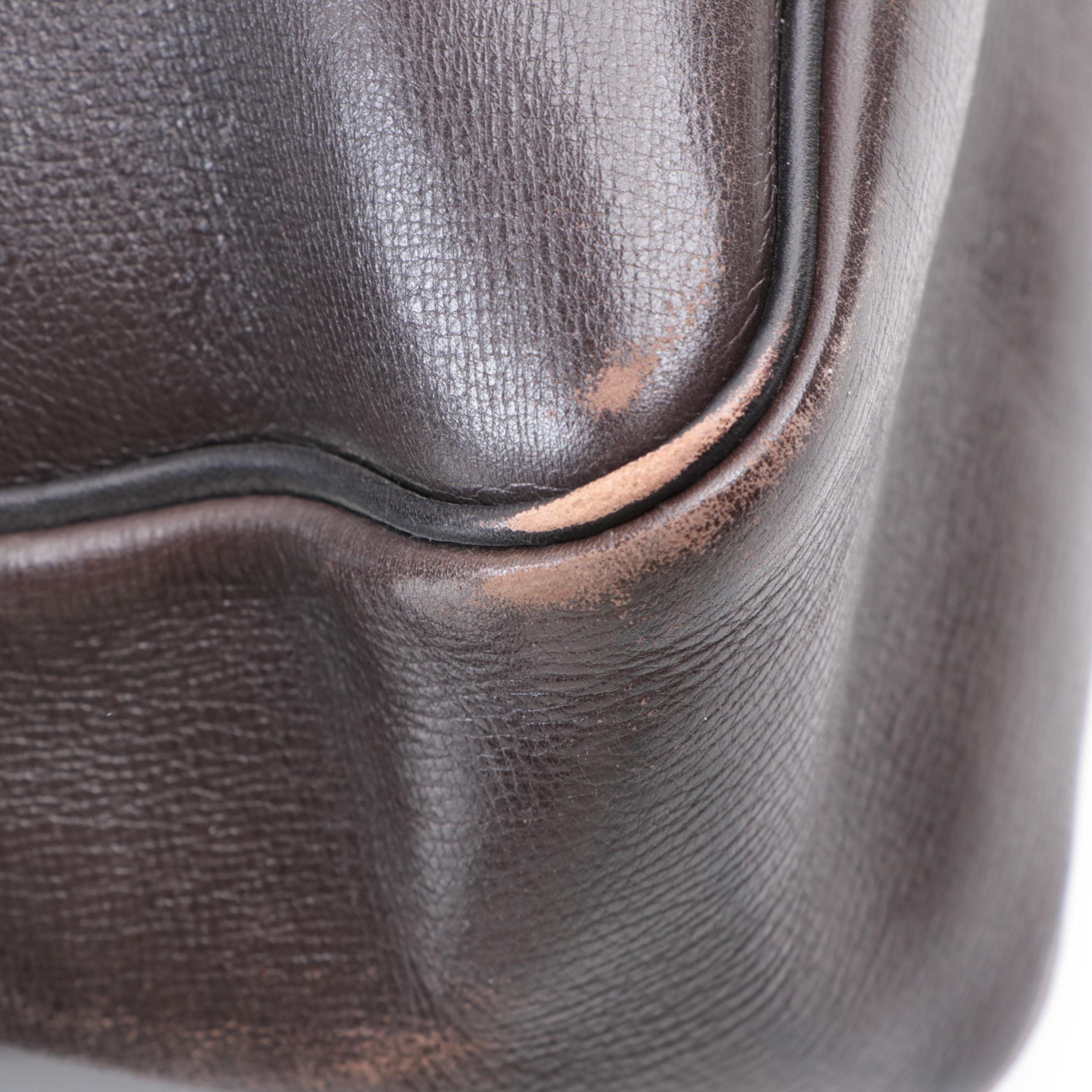 Louis Vuitton Utah Wichita Crossbody Bag in Brown Leather