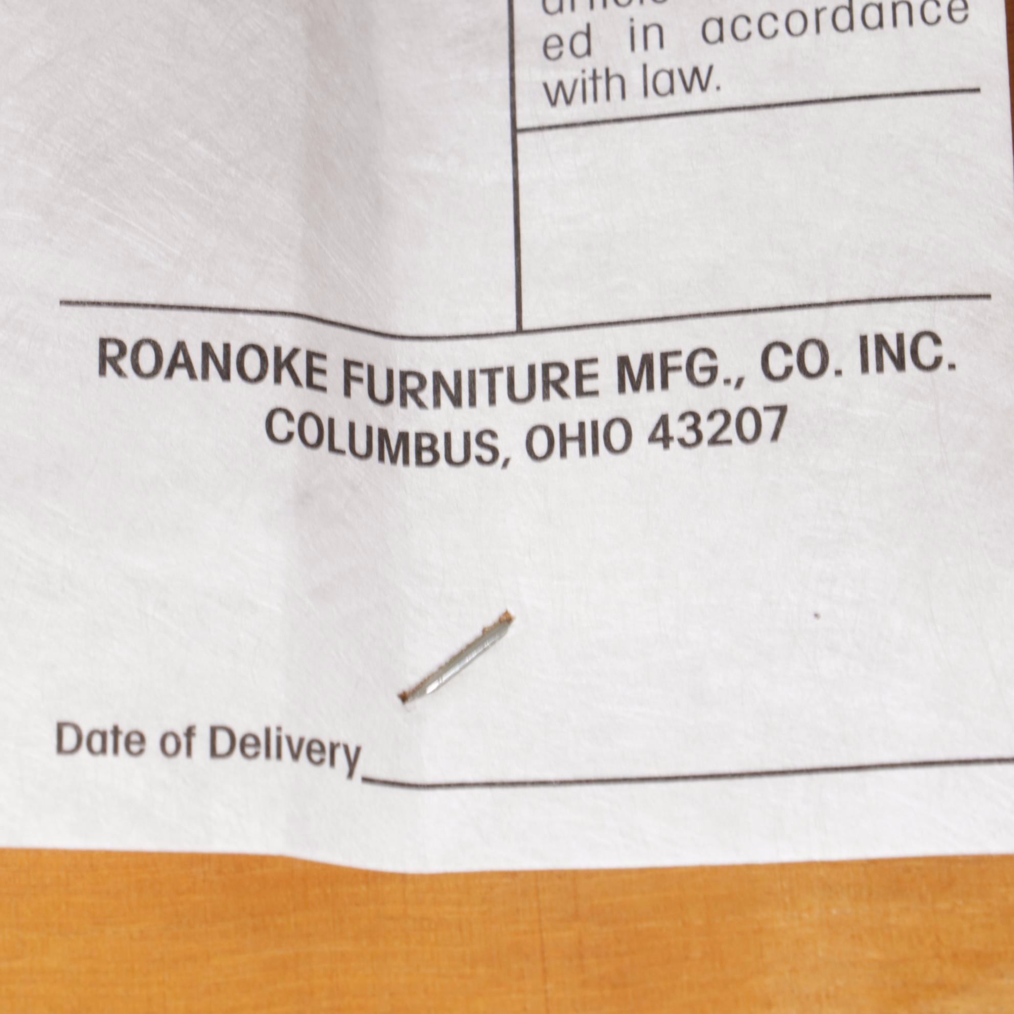 French Farmhouse Style Pine Dining Table with Roanoke Furniture Chairs