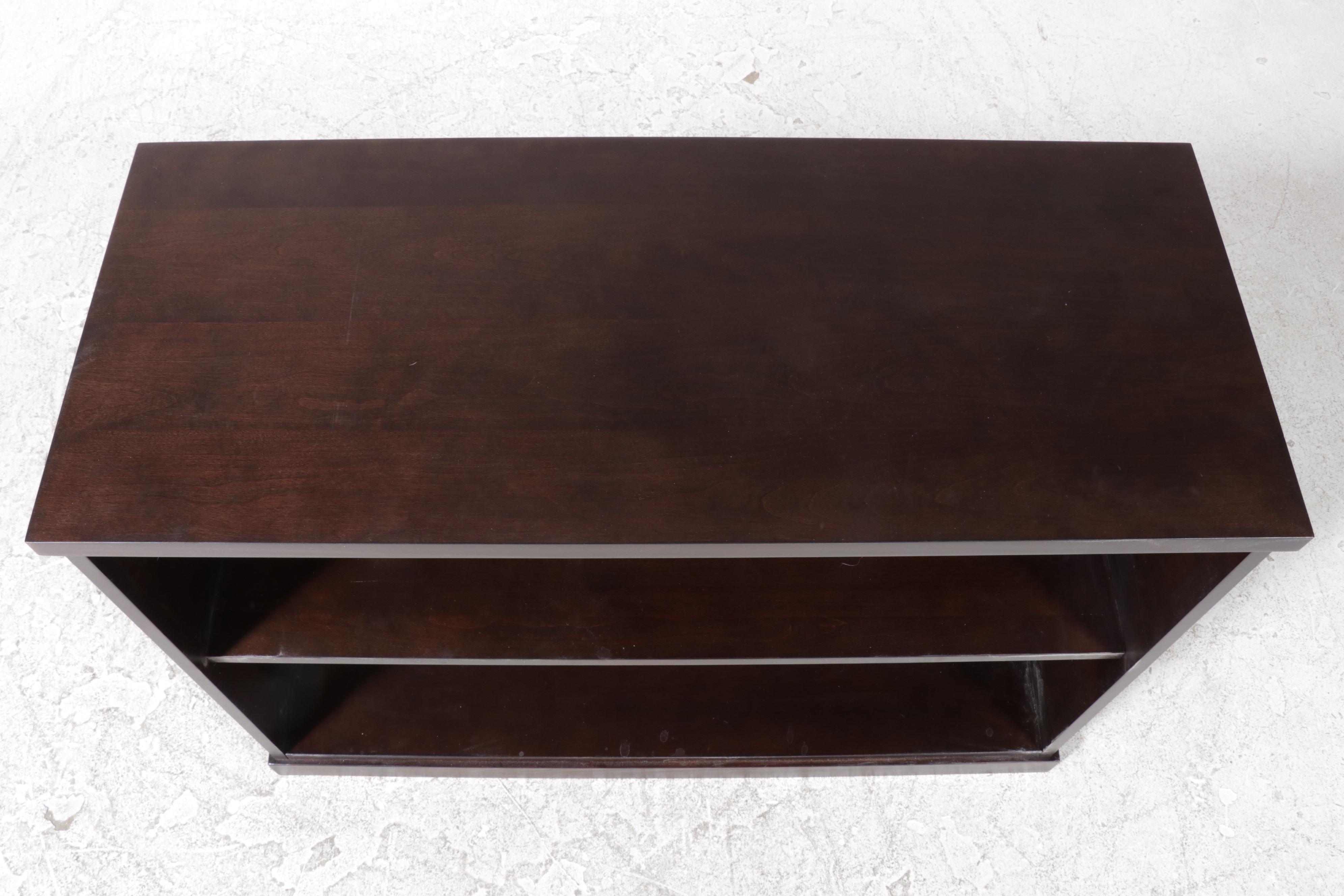 Pottery Barn "Bedford" Two-Shelf Bookcase in Espresso