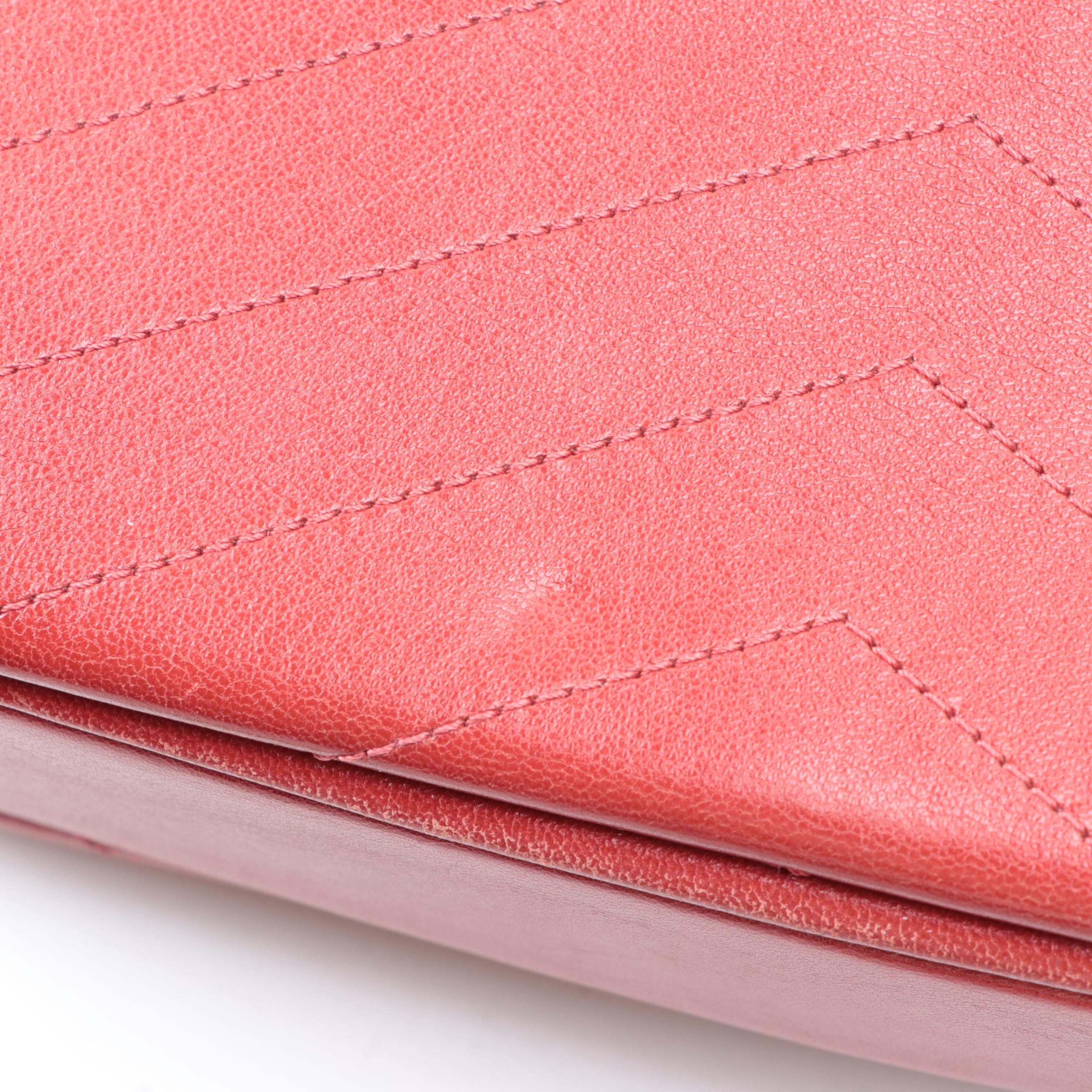 Chanel Coco Flap Bag in Chevron Stitched Calfskin Leather