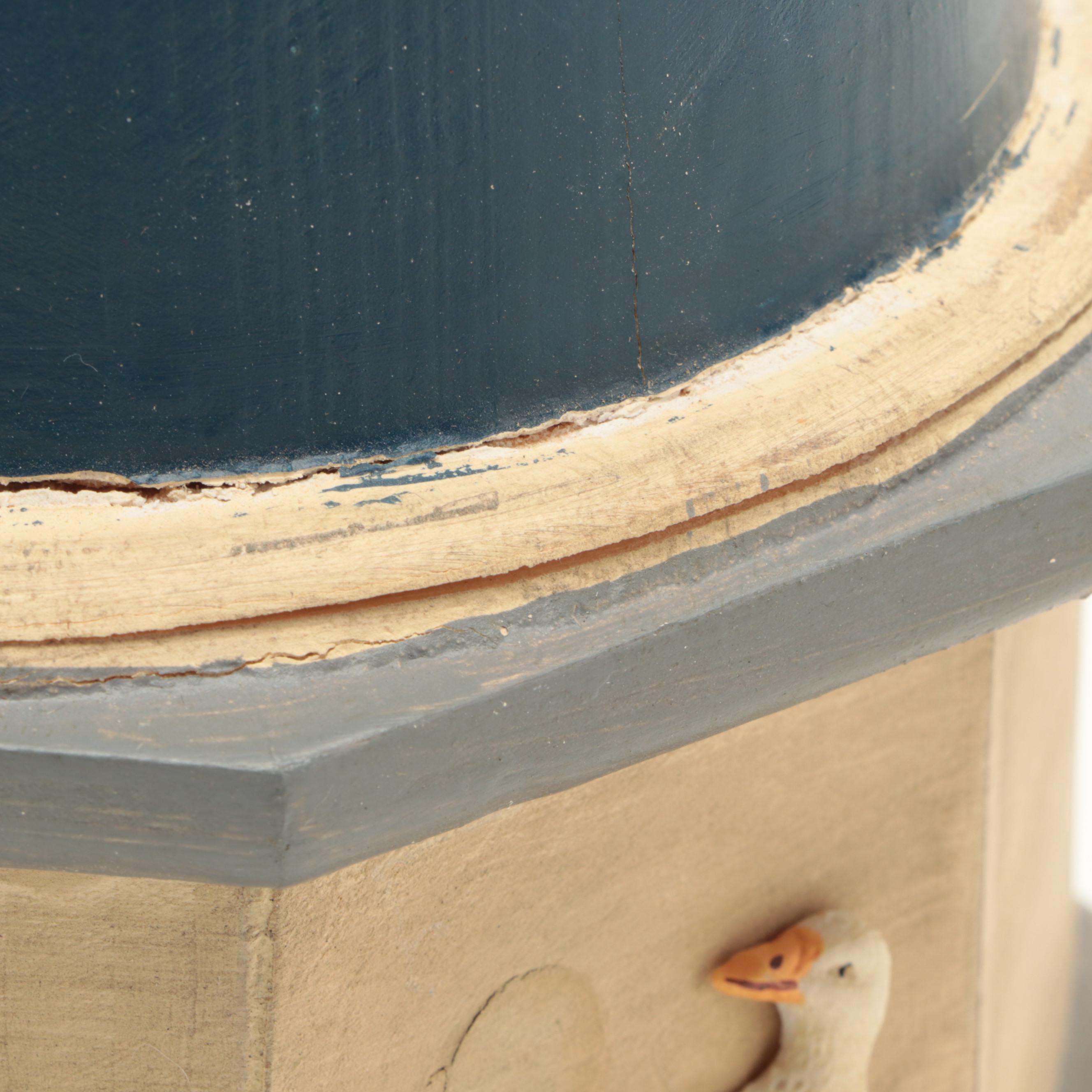 Carved Wooden and Resin Sailors and Lighthouse Figurines