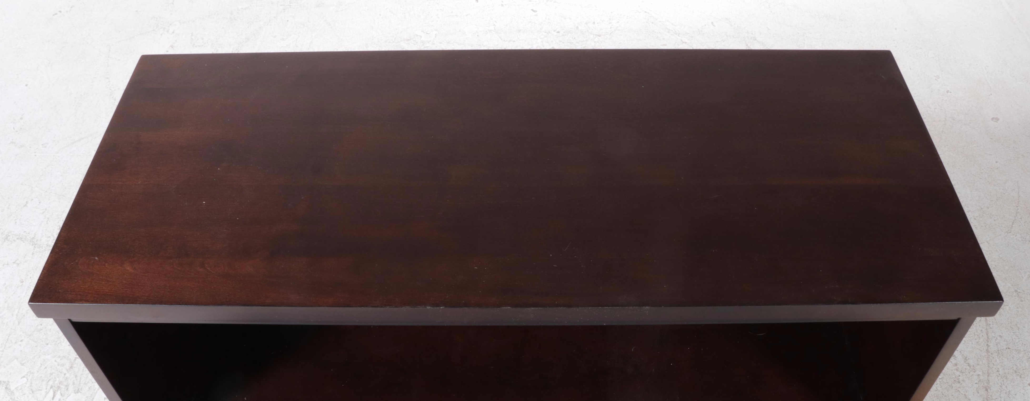 Pottery Barn "Bedford" Two-Shelf Bookcase in Espresso