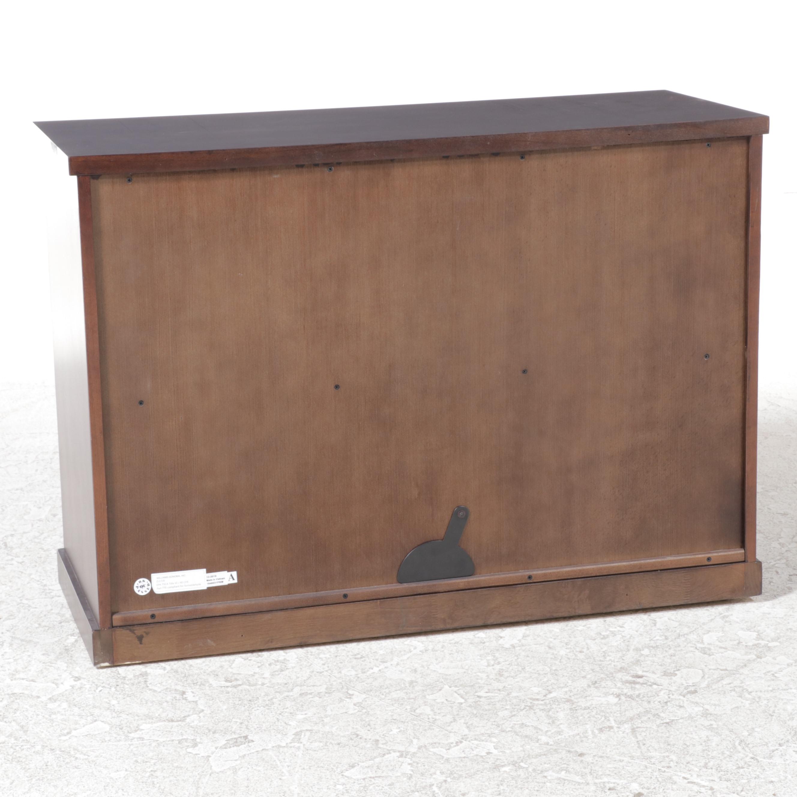 Pottery Barn "Bedford" Two-Shelf Bookcase in Espresso