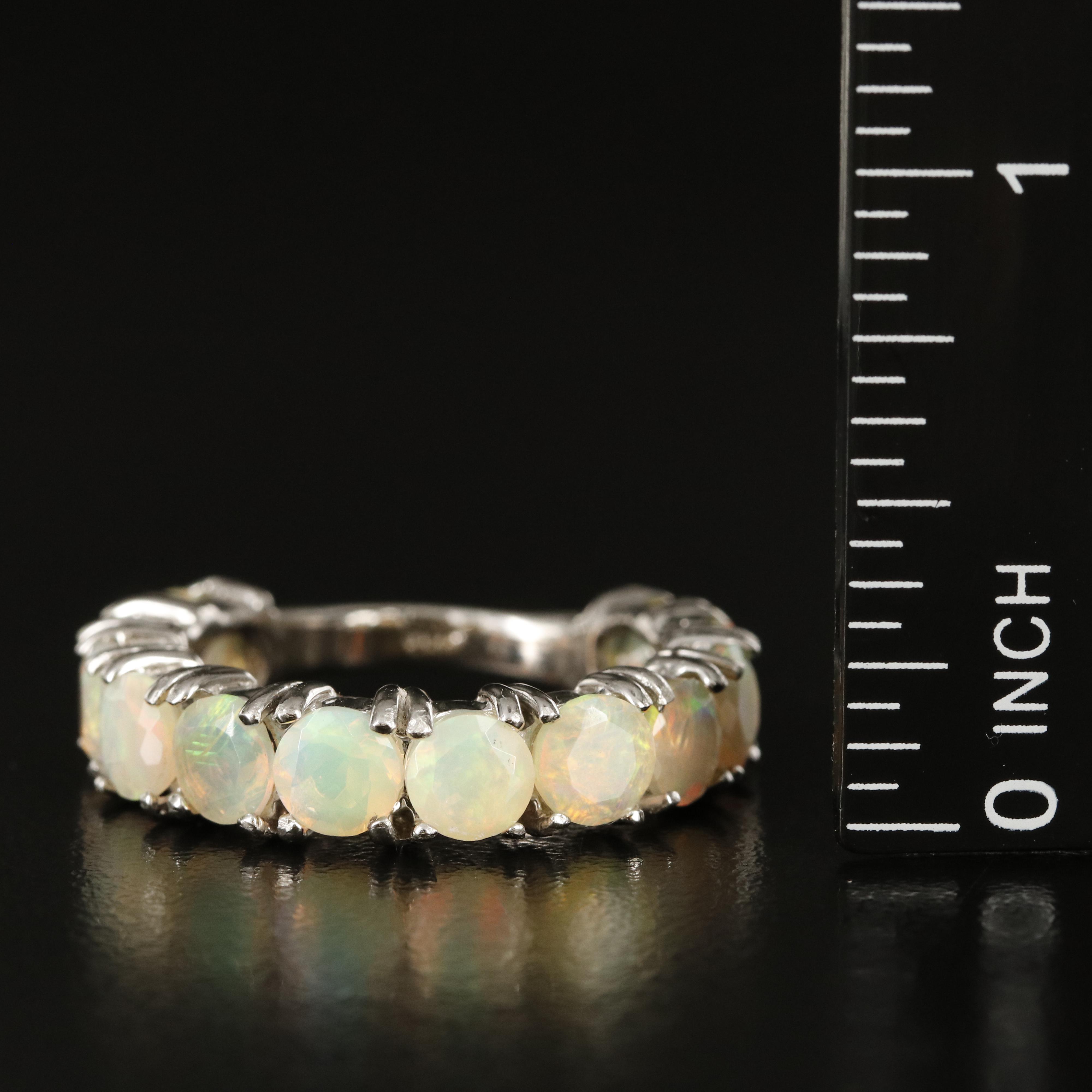 Sterling Opal Band