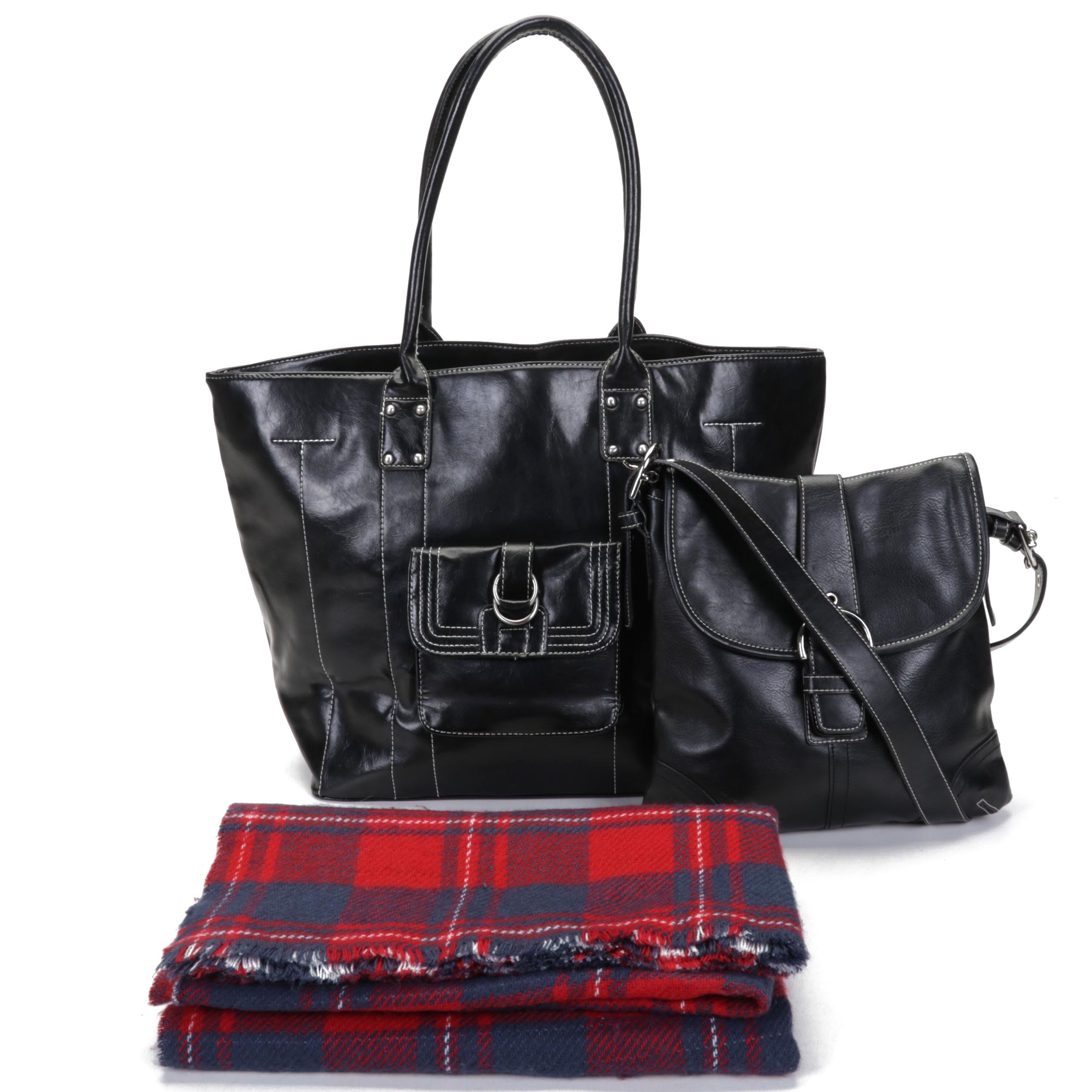 Bellerose Leather Crossbody Bag, Abercrombie & Fitch Wool Scarf, and More