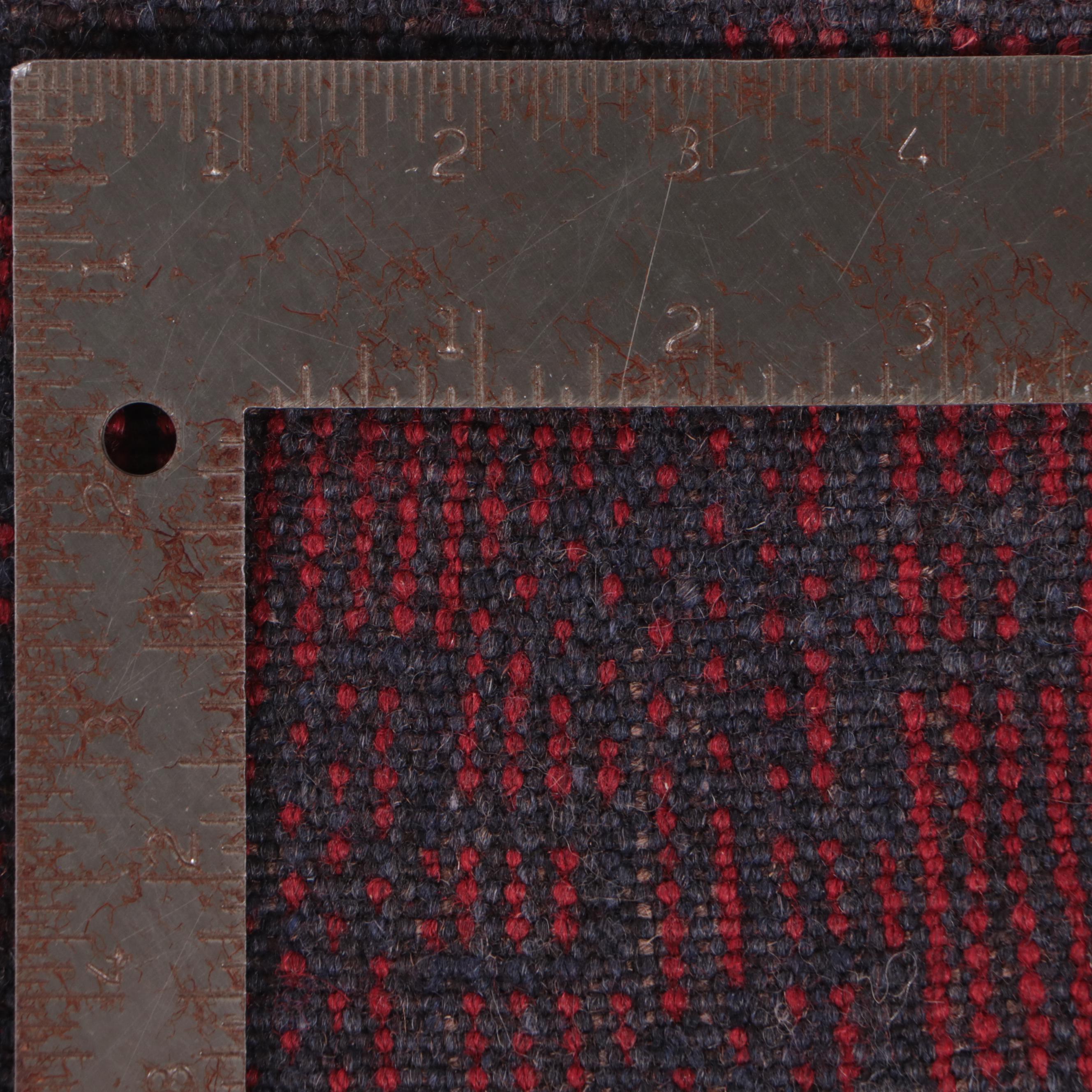 2'8 x 4'4 Hand-Knotted Afghan Baluch Accent Rug