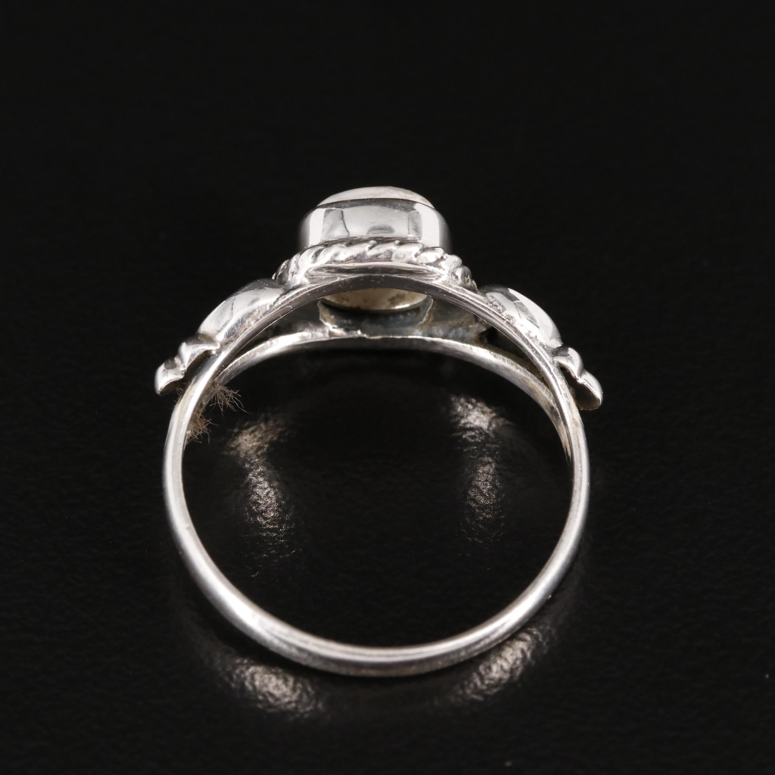 Sterling Howlite Ring