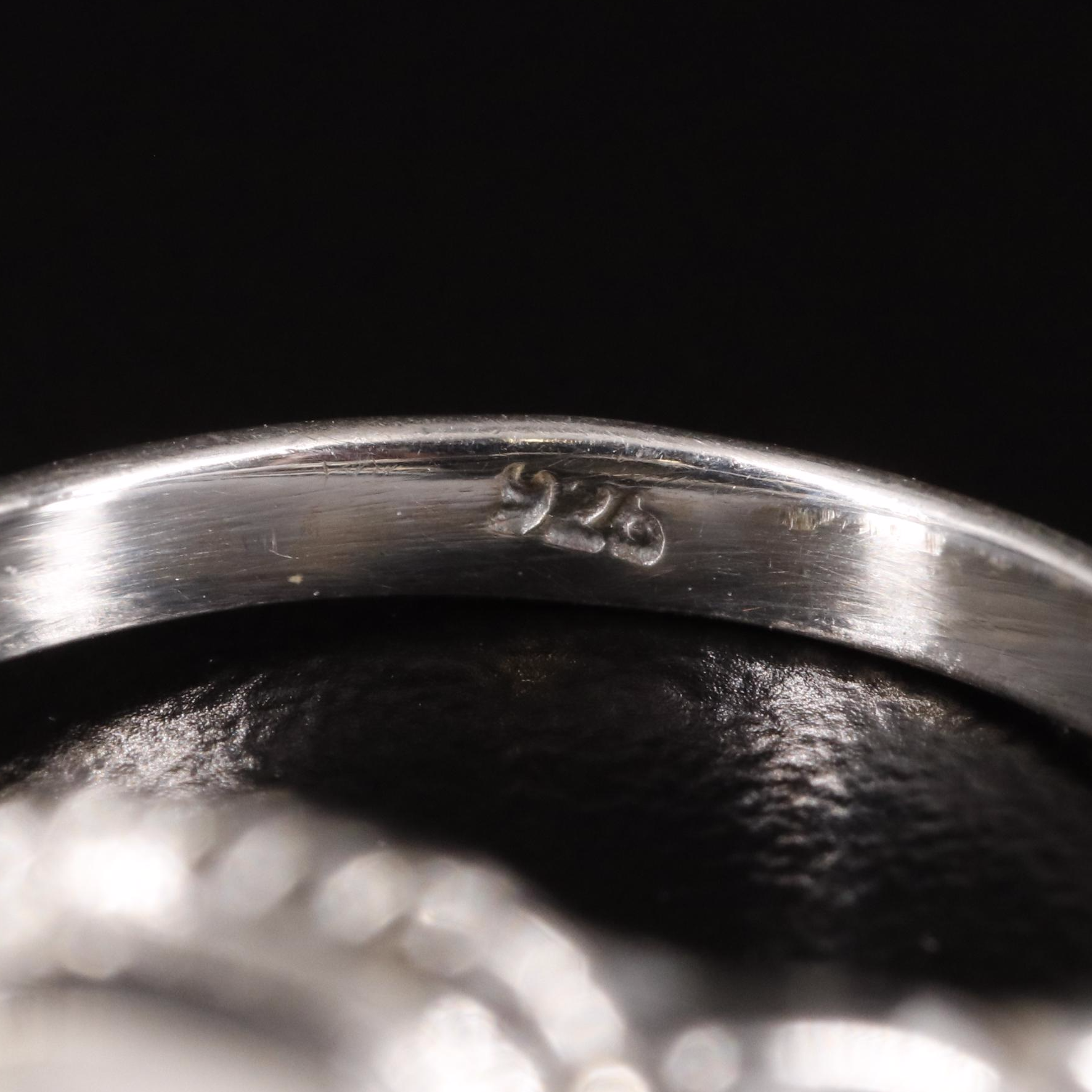 Sterling Howlite Ring